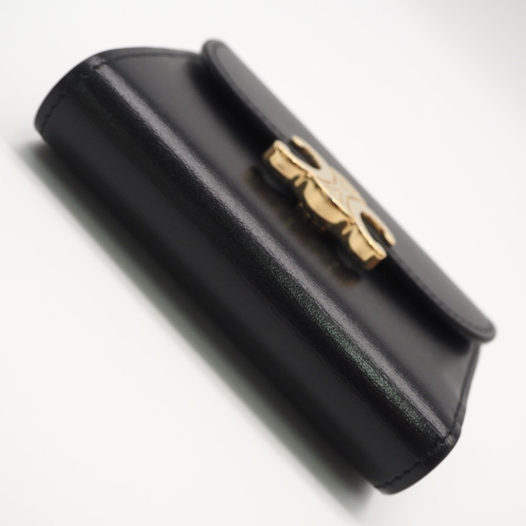 Celine Black Leather Wallet (Tri-Fold) (Pre-Owned)