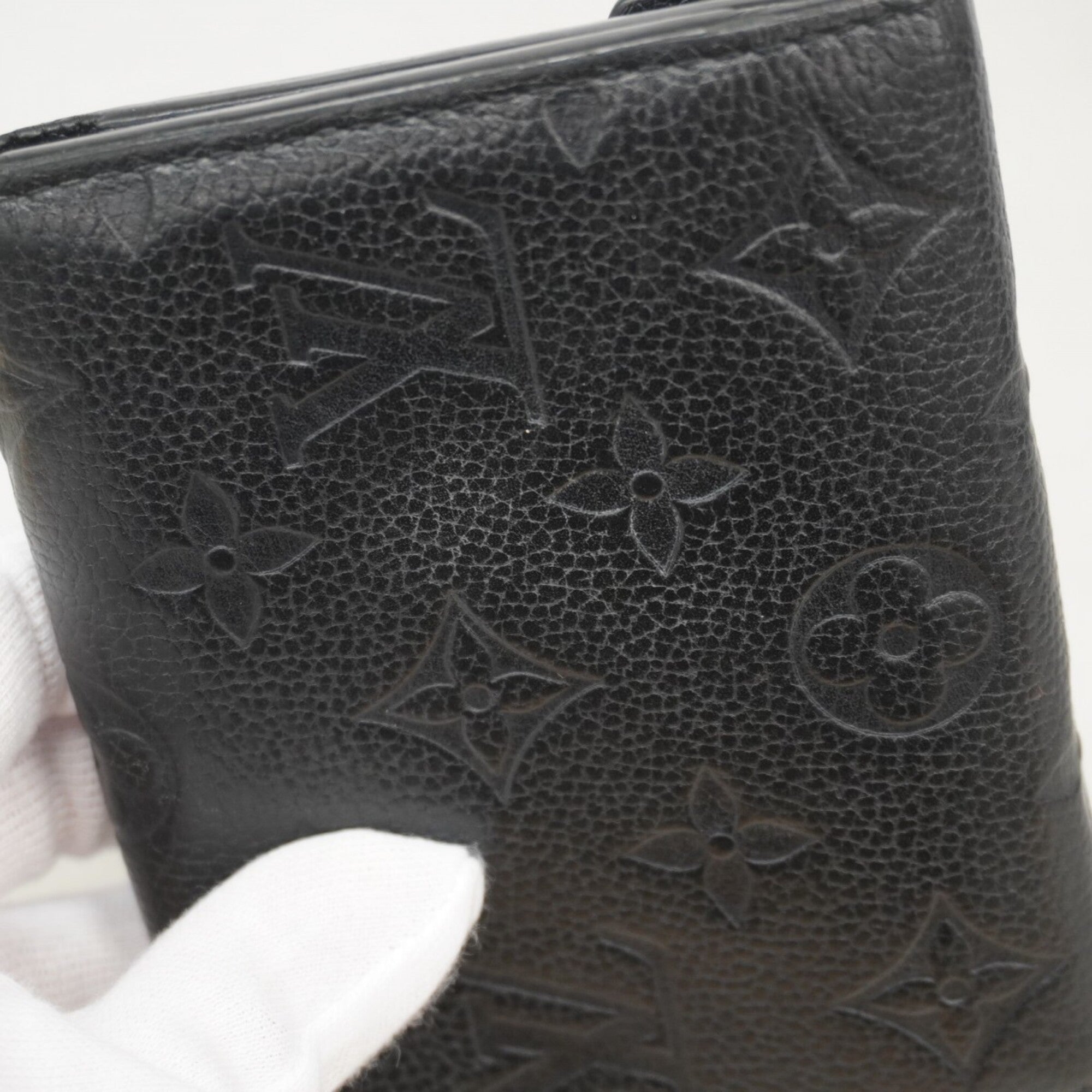 Louis Vuitton Noir Wallet (Tri-Fold) (Pre-Owned)
