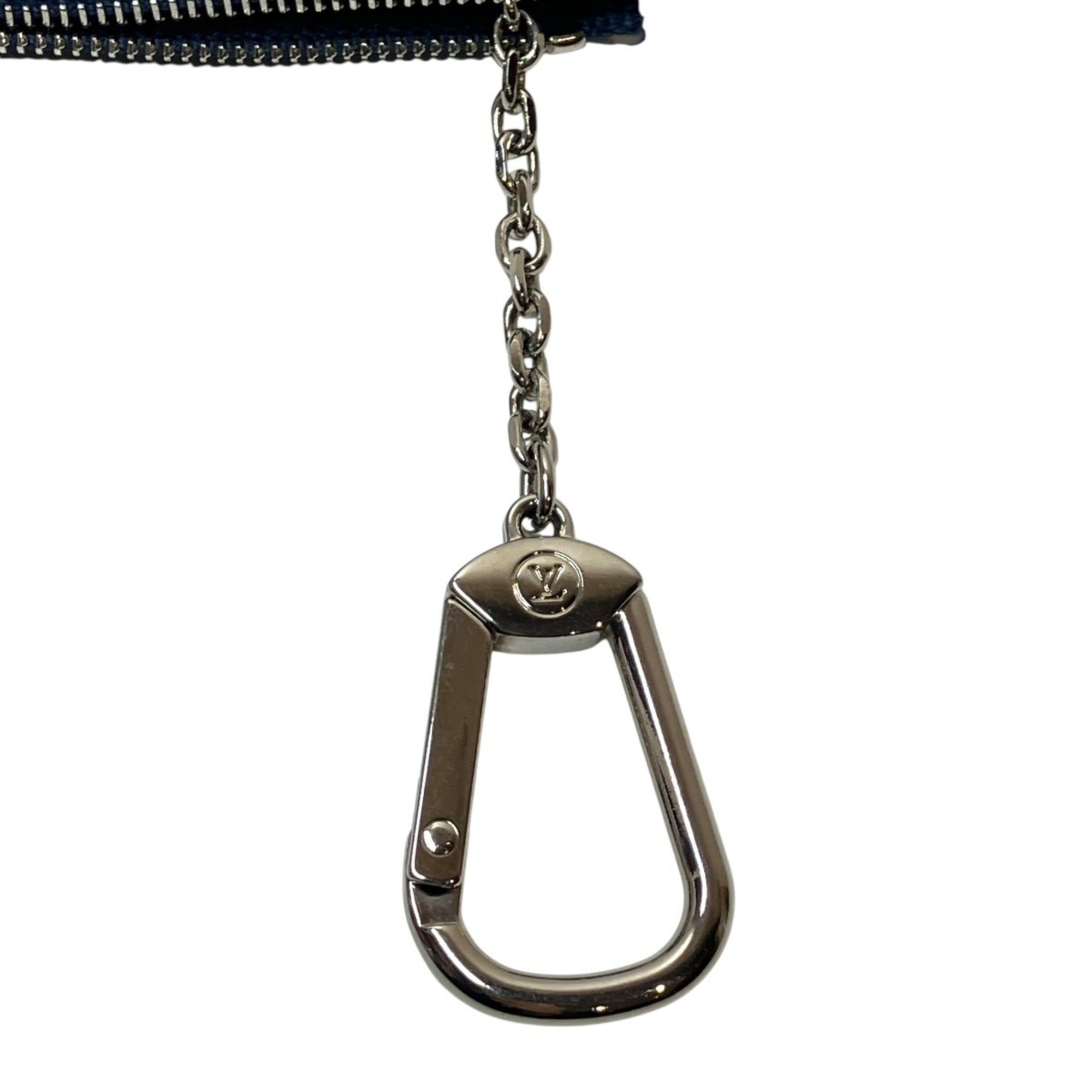 Louis Vuitton Navy Leather Pochette (Pre-Owned)