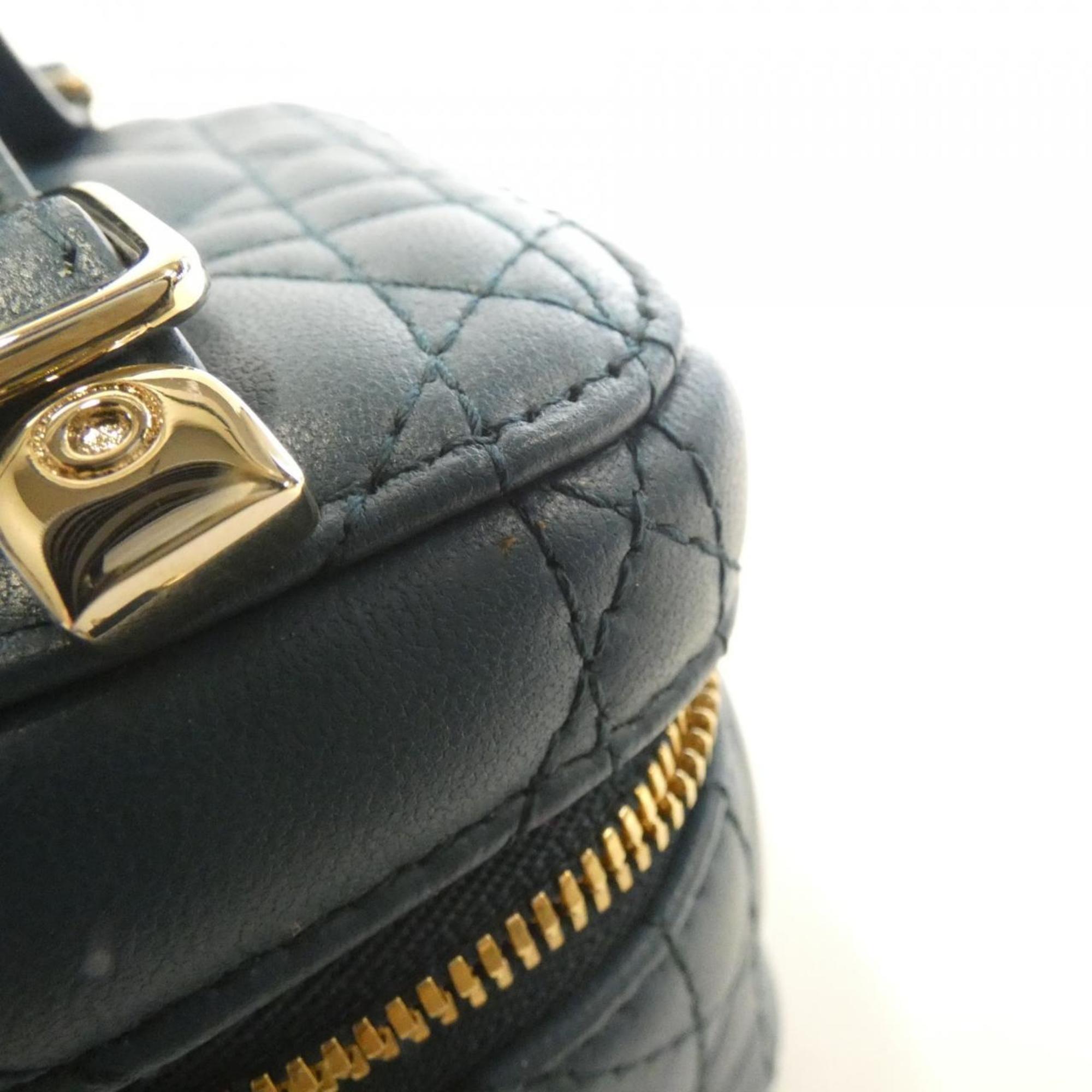 Christian Dior Blue Leather Handbag (Pre-Owned)