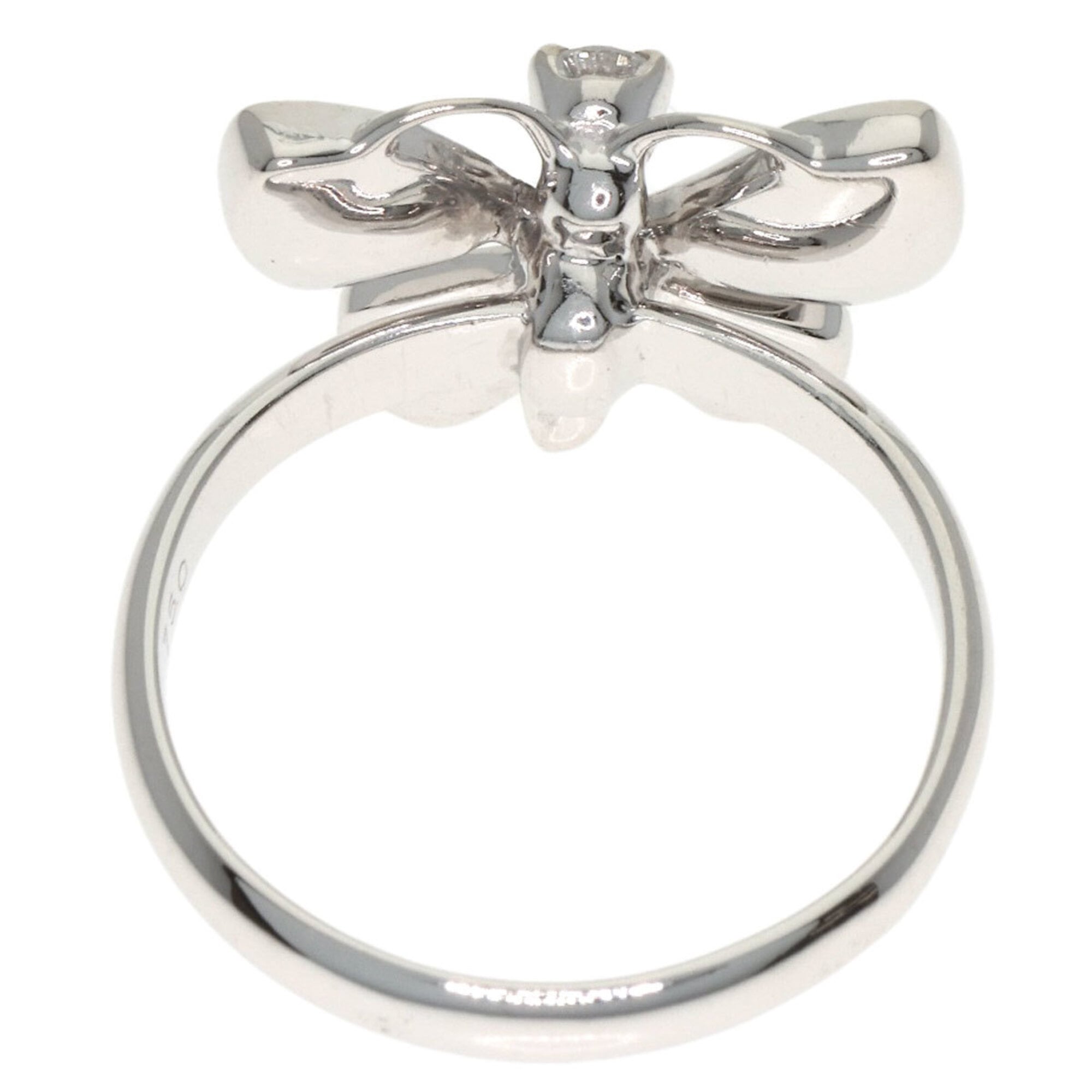 Christian Dior White Gold White Gold (18K) Pinky Ring (Pre-Owned)