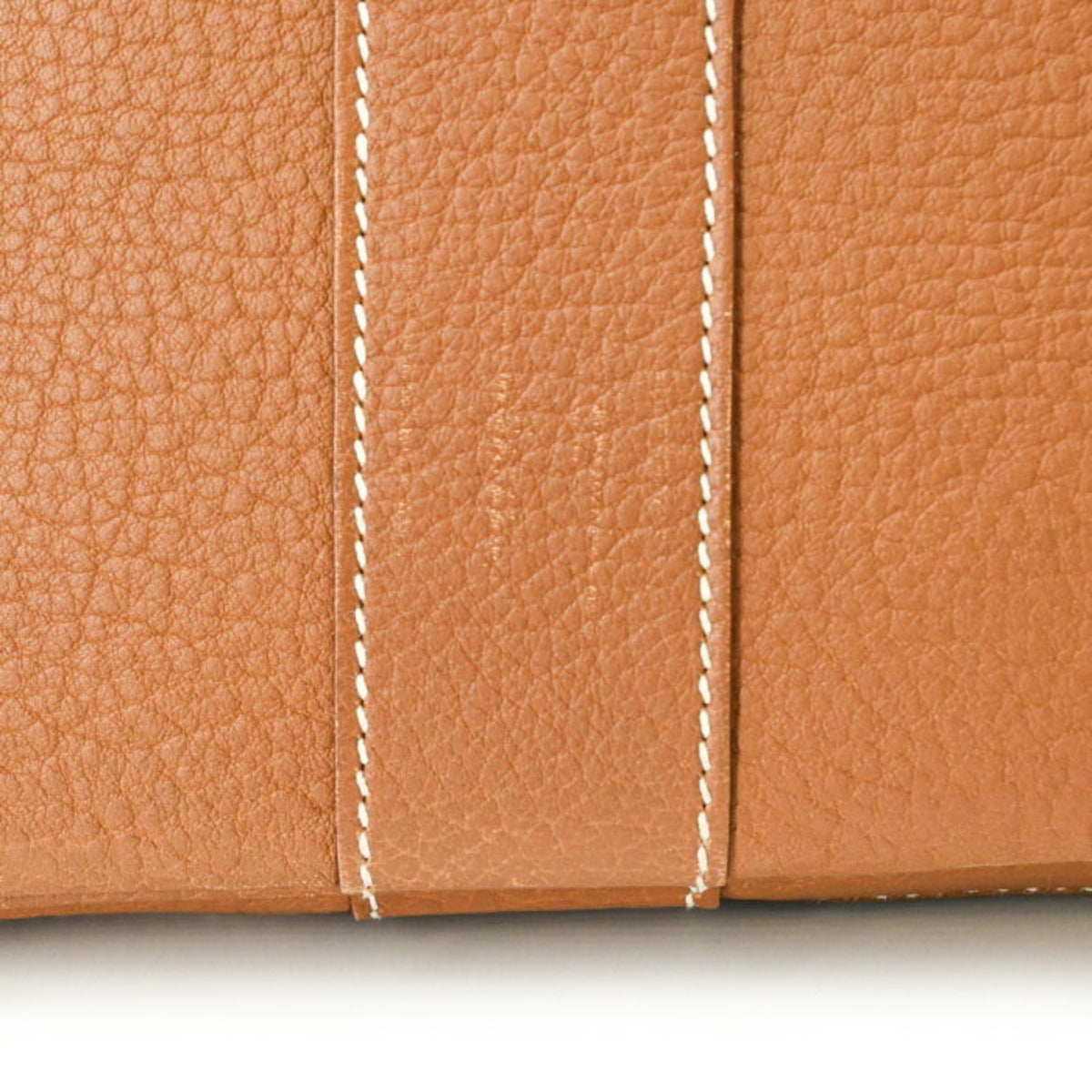 Hermes Brown Gold Negonda Leather Handbag Tote Bag (Pre-Owned)