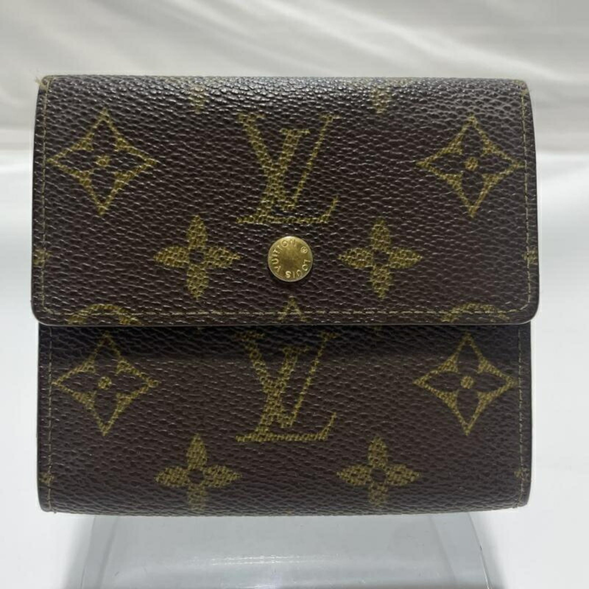 Louis Vuitton Monogram Brown Monogram Wallet (Tri-Fold) (Pre-Owned)
