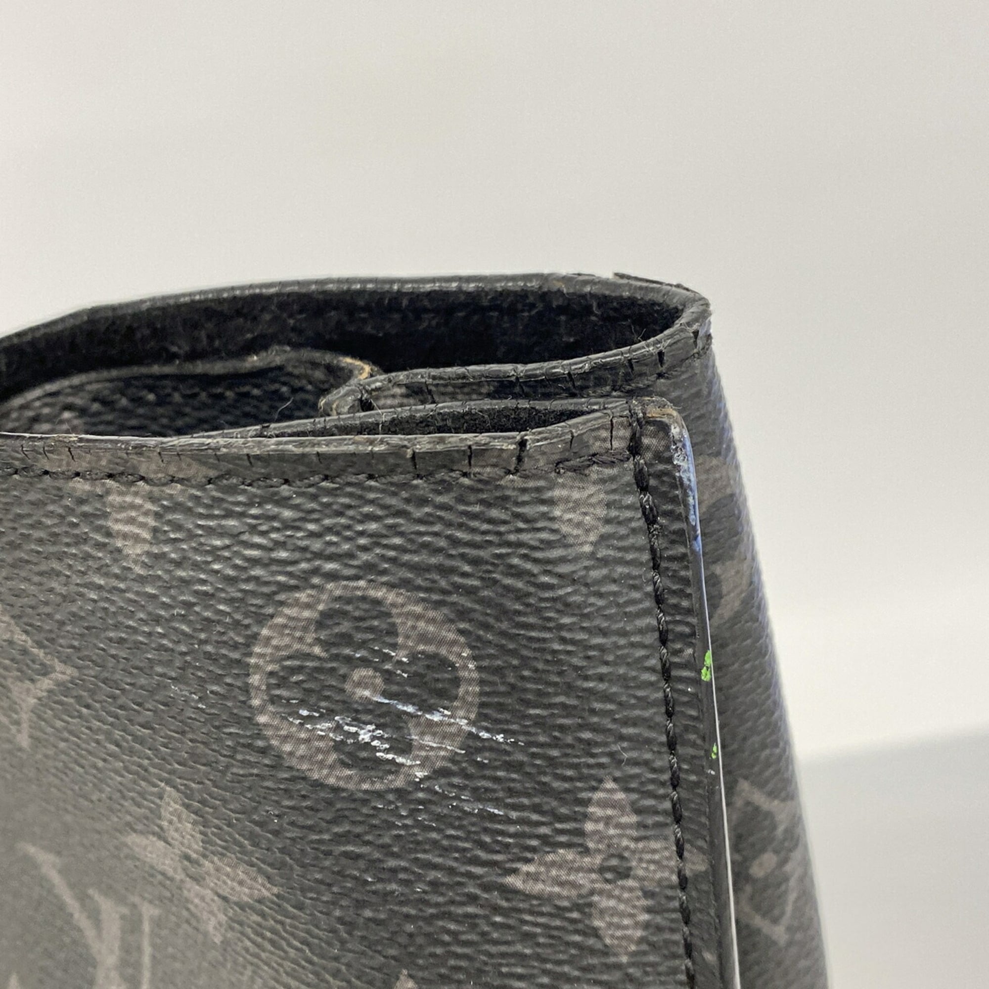 Louis Vuitton Black Gray Tote Bag (Pre-Owned)