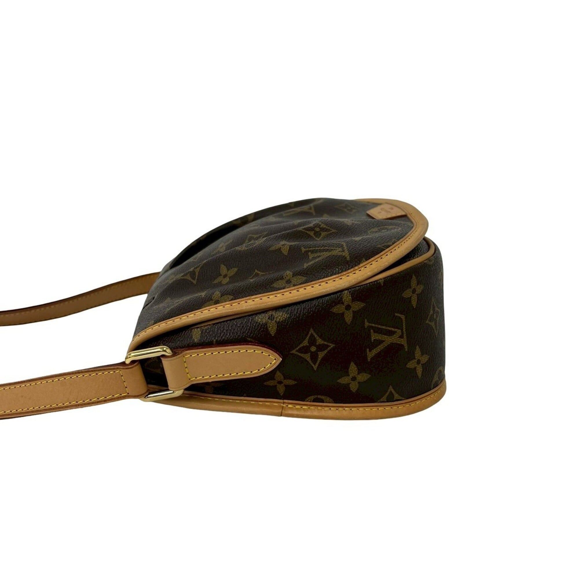 Louis Vuitton Brown Leather Pvc Pochette Shoulder Bag (Pre-Owned)