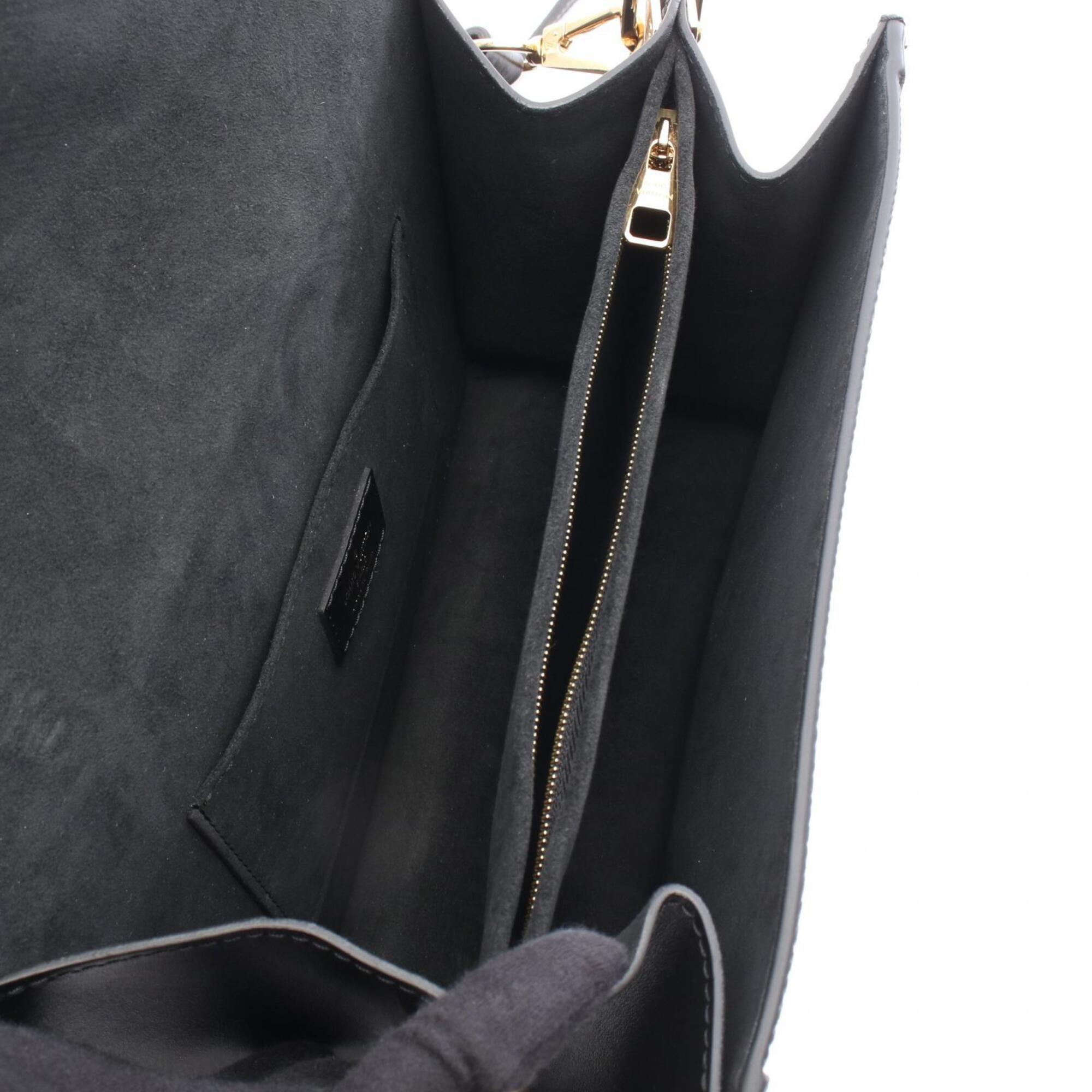 Louis Vuitton Black Noir Epi Leather Handbag Shoulder Bag (Pre-Owned)