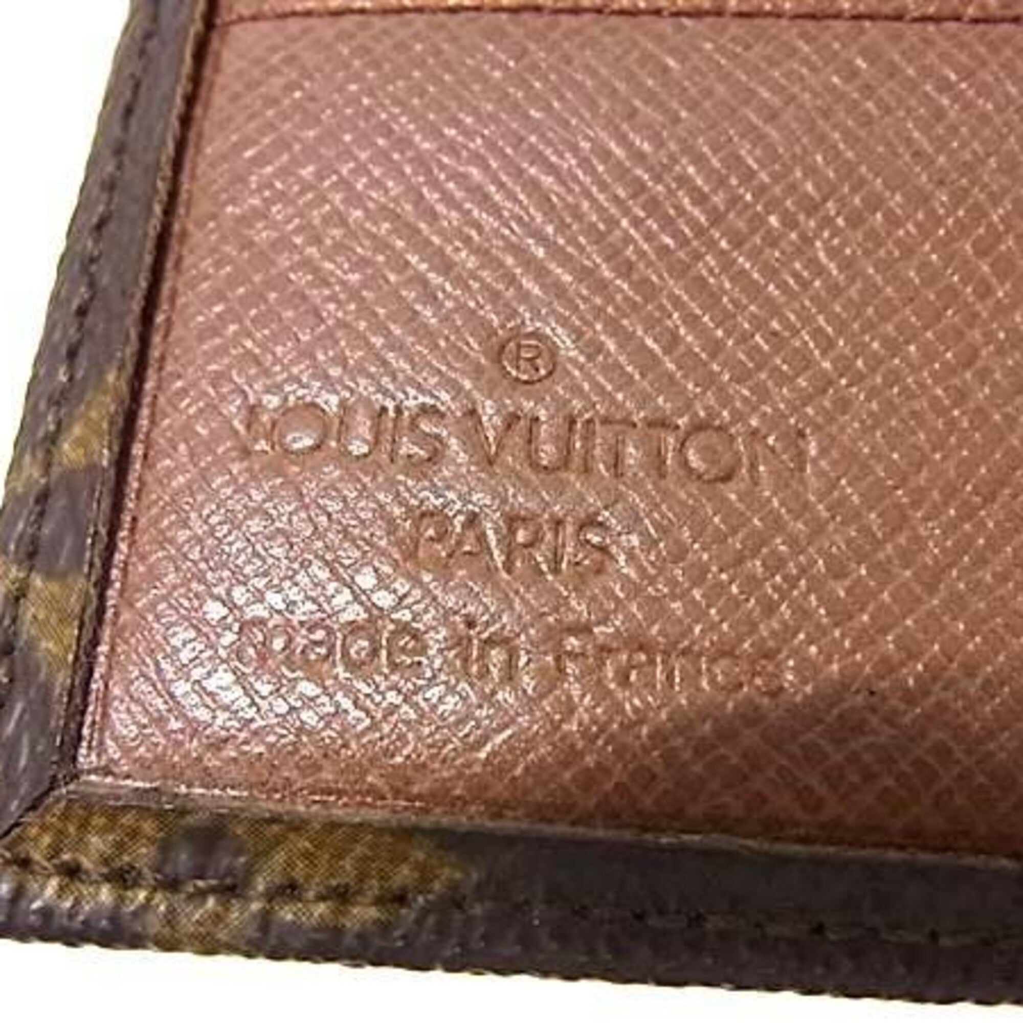 Louis Vuitton Brown Monogram Wallet (Tri-Fold) (Pre-Owned)