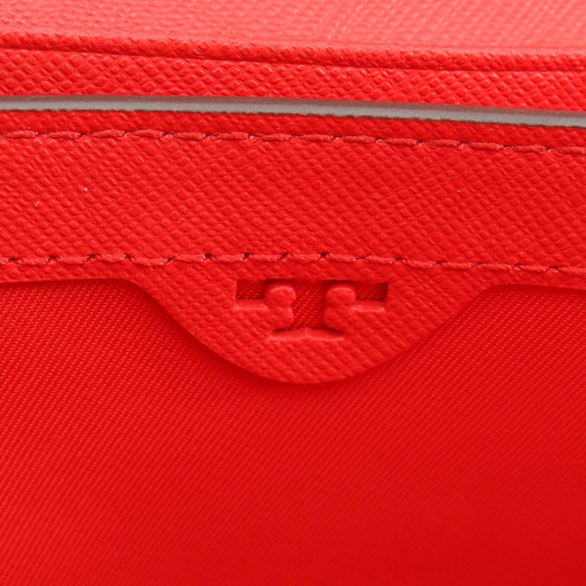 Tory Burch Red Color Leather Handbag Shoulder Bag (Pre-Owned)