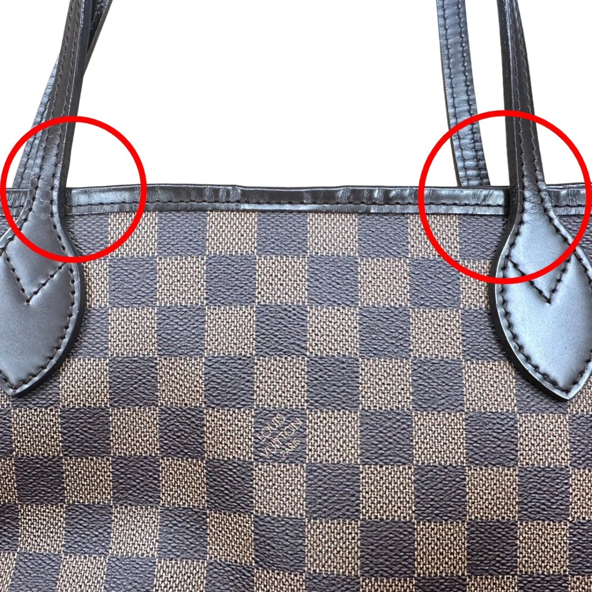 Louis Vuitton Damier Brown Damier Canvas Tote Bag (Pre-Owned)