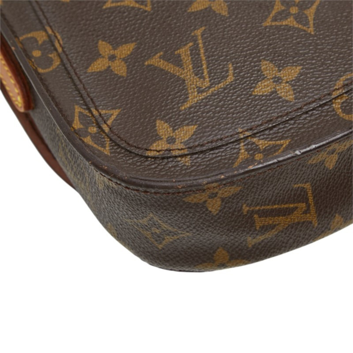 Louis Vuitton Brown Pvc Leather Shoulder Bag (Pre-Owned)