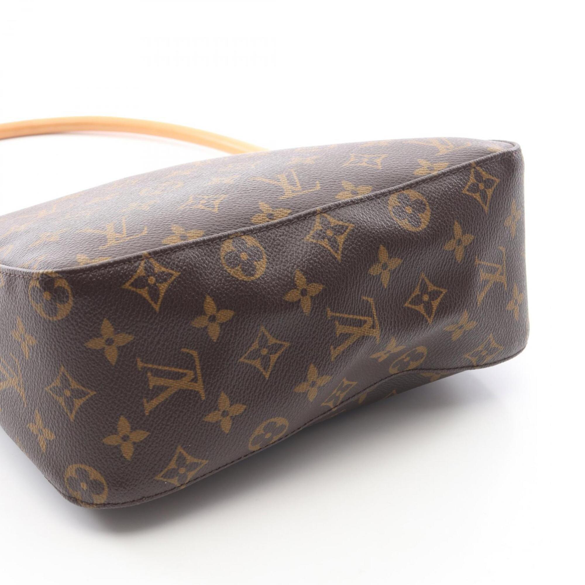 Louis Vuitton Brown Monogram Coated Canvas Handbag Shoulder Bag (Pre-Owned)