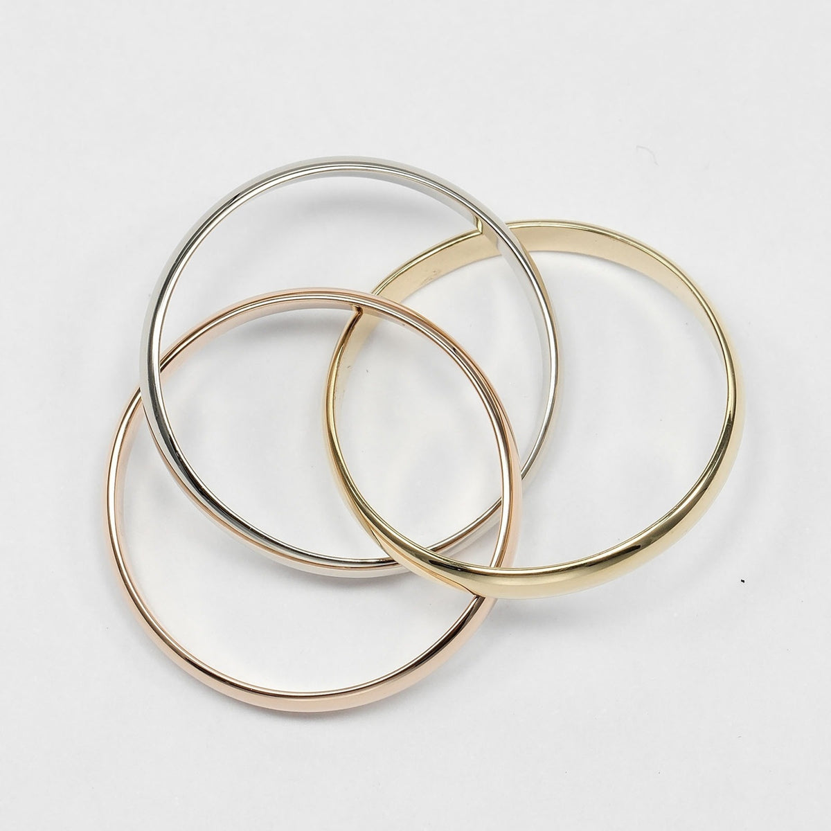 Cartier Trinity Yellow Gold (18K) Pink Gold (18K) White Gold (18K) Band Ring (Pre-Owned)