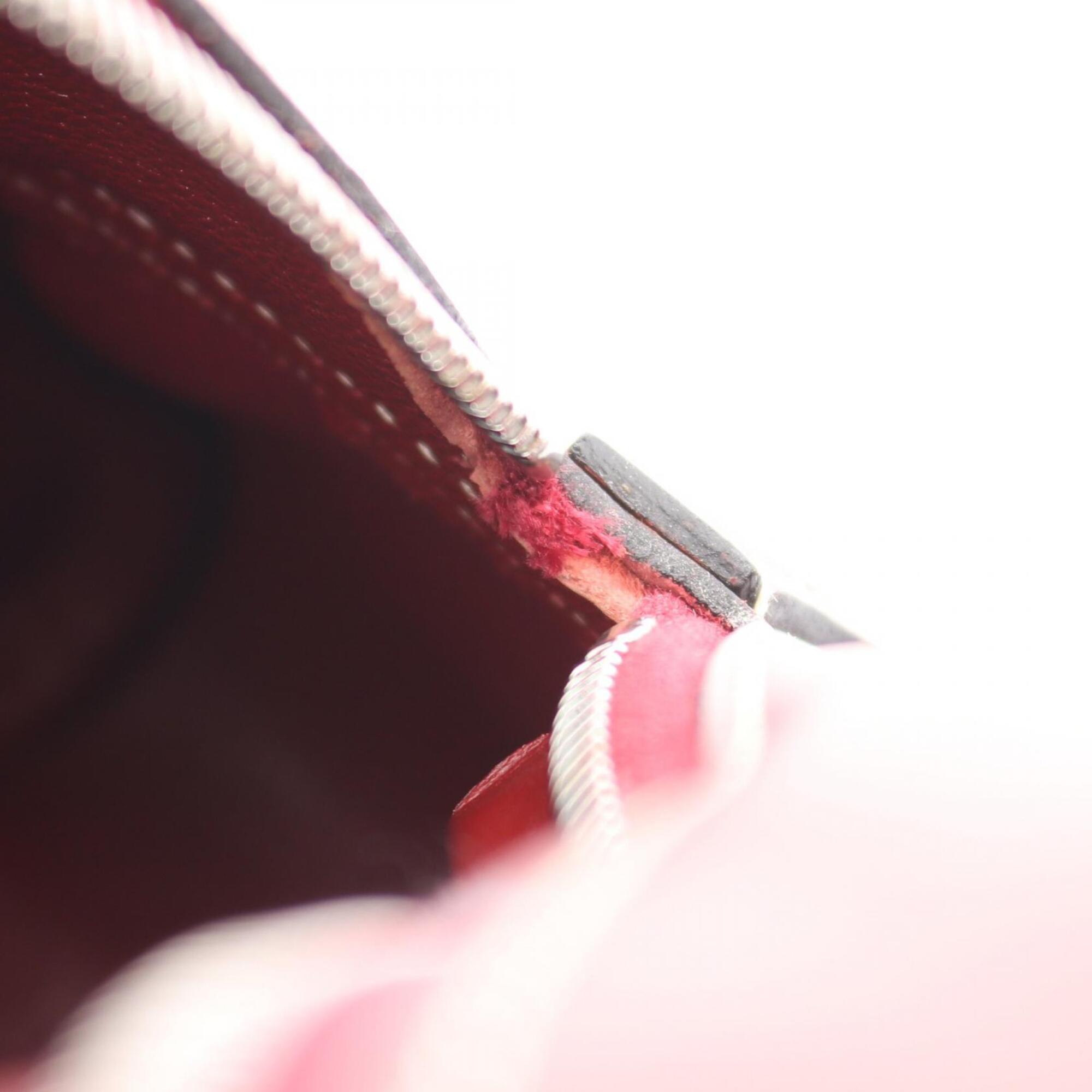 Hermes Bordeaux Rouge H Gulliver Leather Handbag (Pre-Owned)