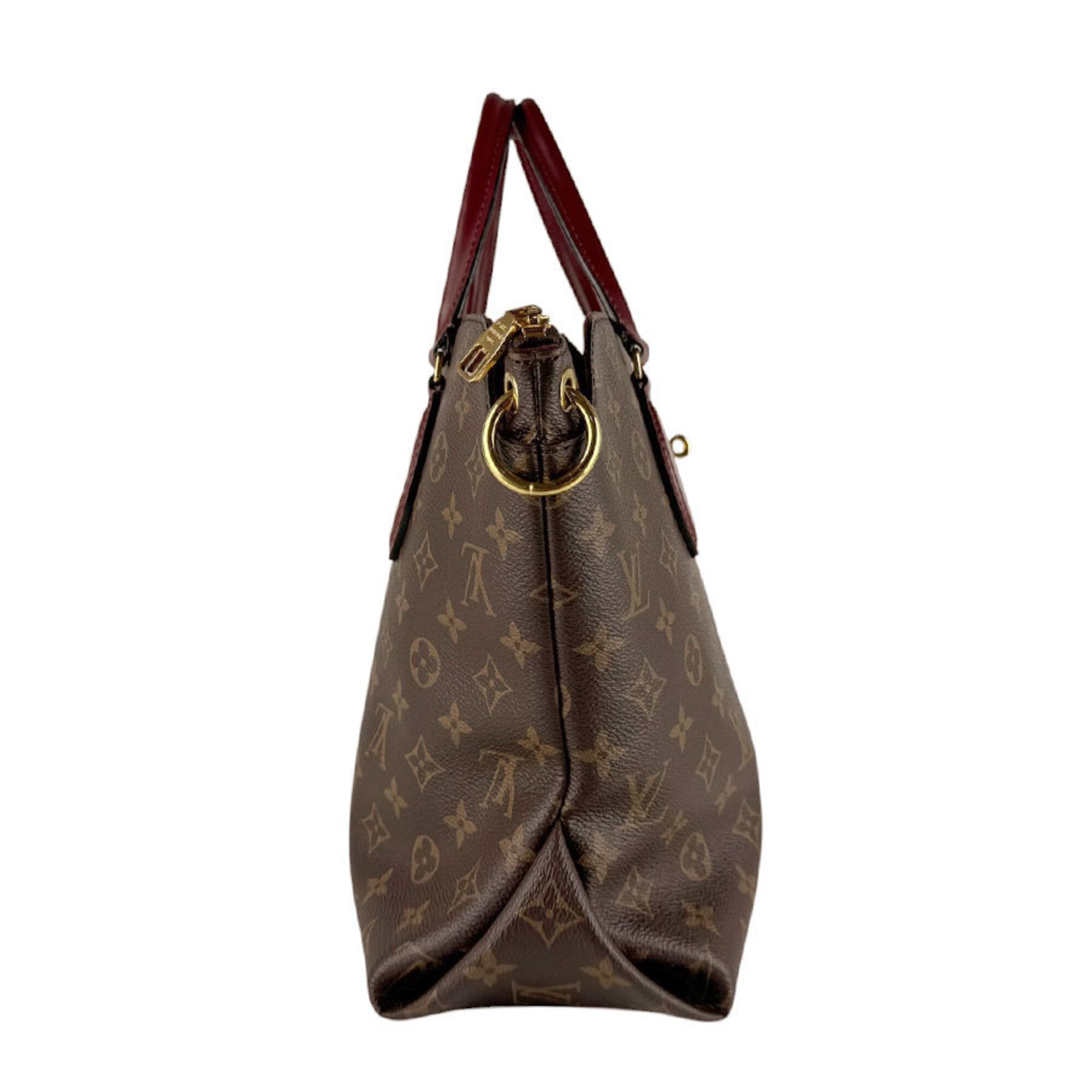 Louis Vuitton Bordeaux Brown Monogram Canvas Handbag Shoulder Bag (Pre-Owned)