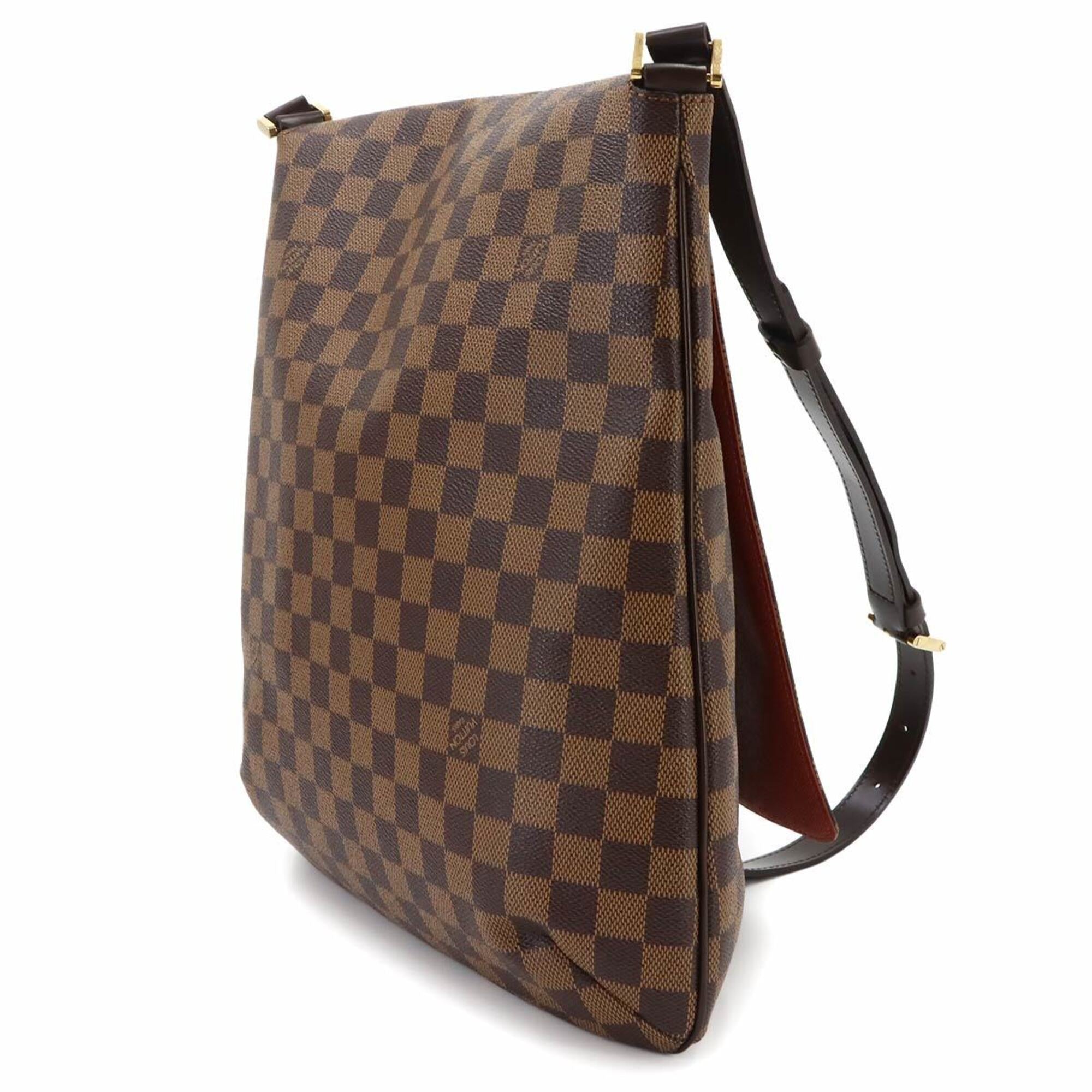 Louis Vuitton Brown Damier Canvas Ebene Damier Canvas Handbag Shoulder Bag (Pre-Owned)