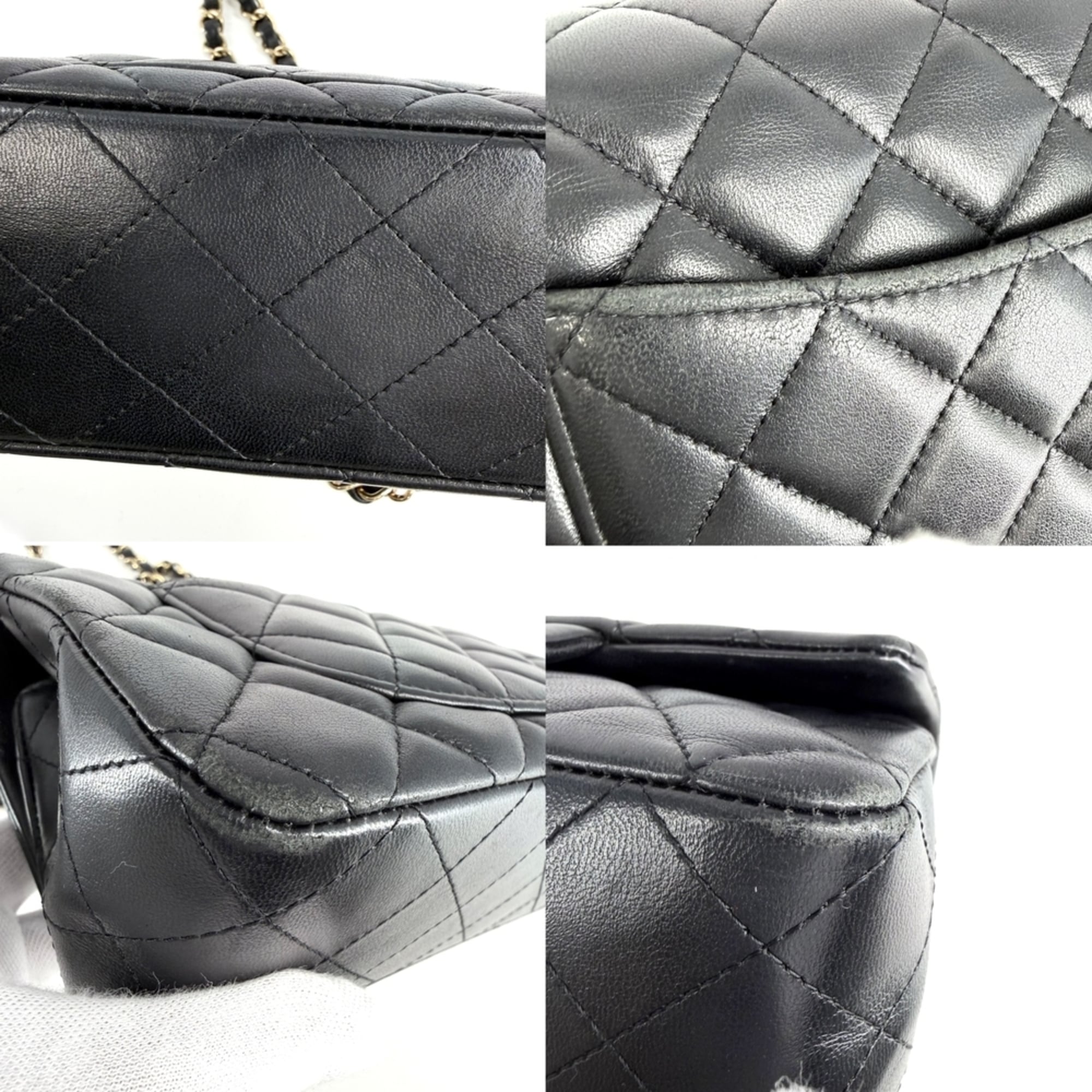 Chanel Black Leather Shoulder Bag (Pre-Owned)