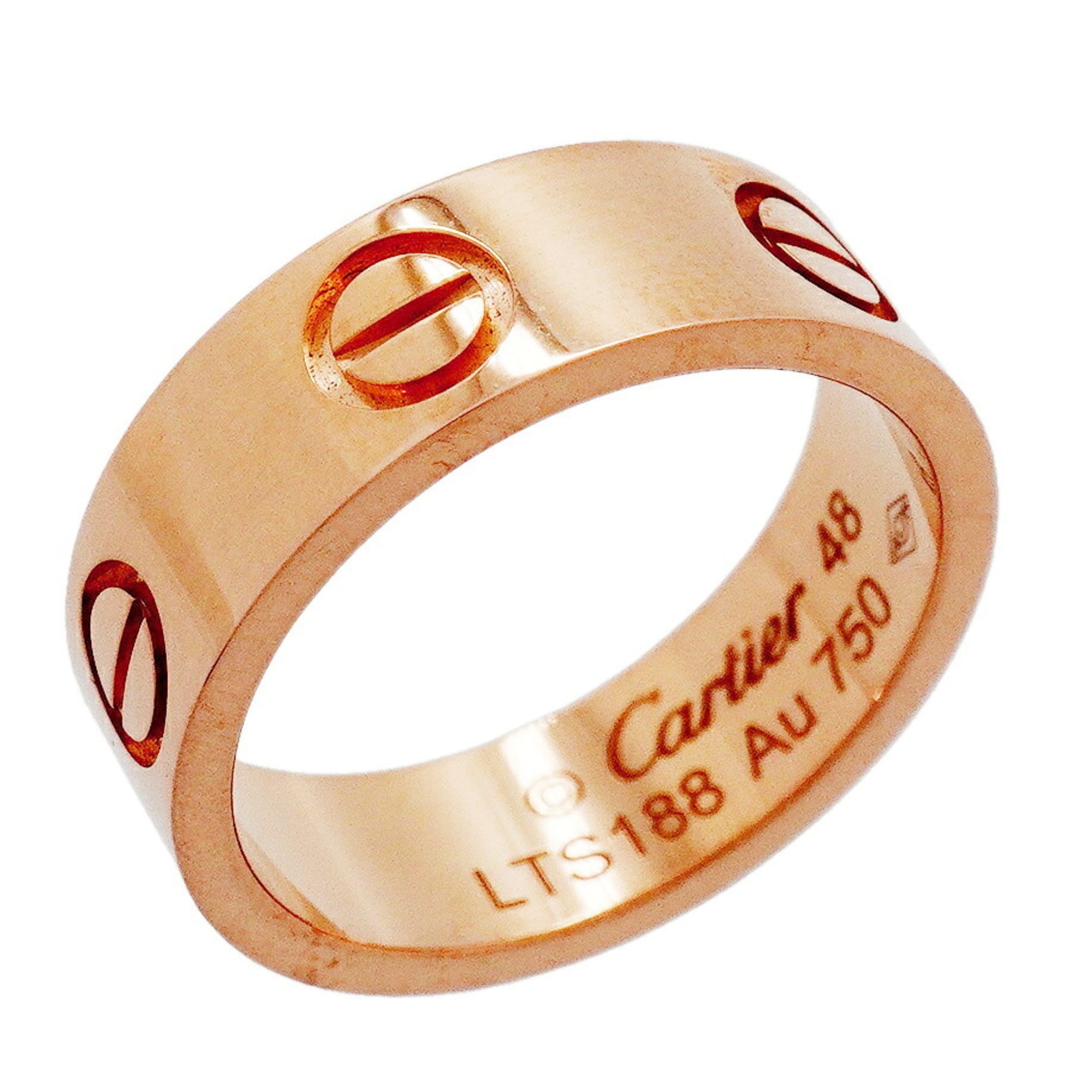 Cartier Pink Gold (18K) Band Ring (Pre-Owned)