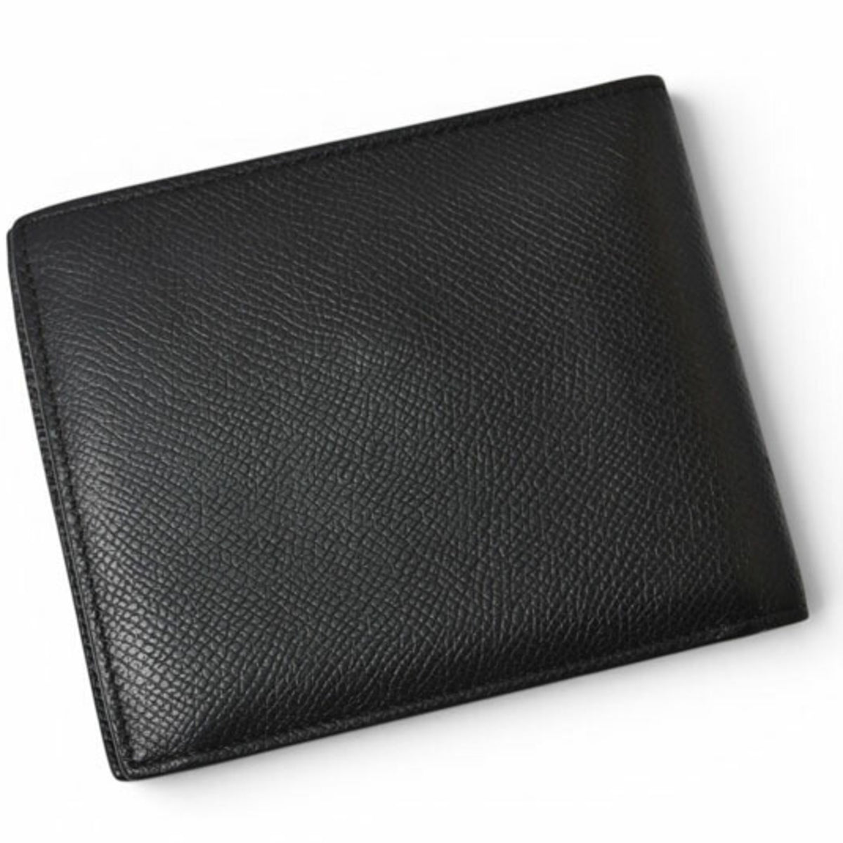Salvatore Ferragamo Black Leather Wallet (Bi-Fold) (Pre-Owned)