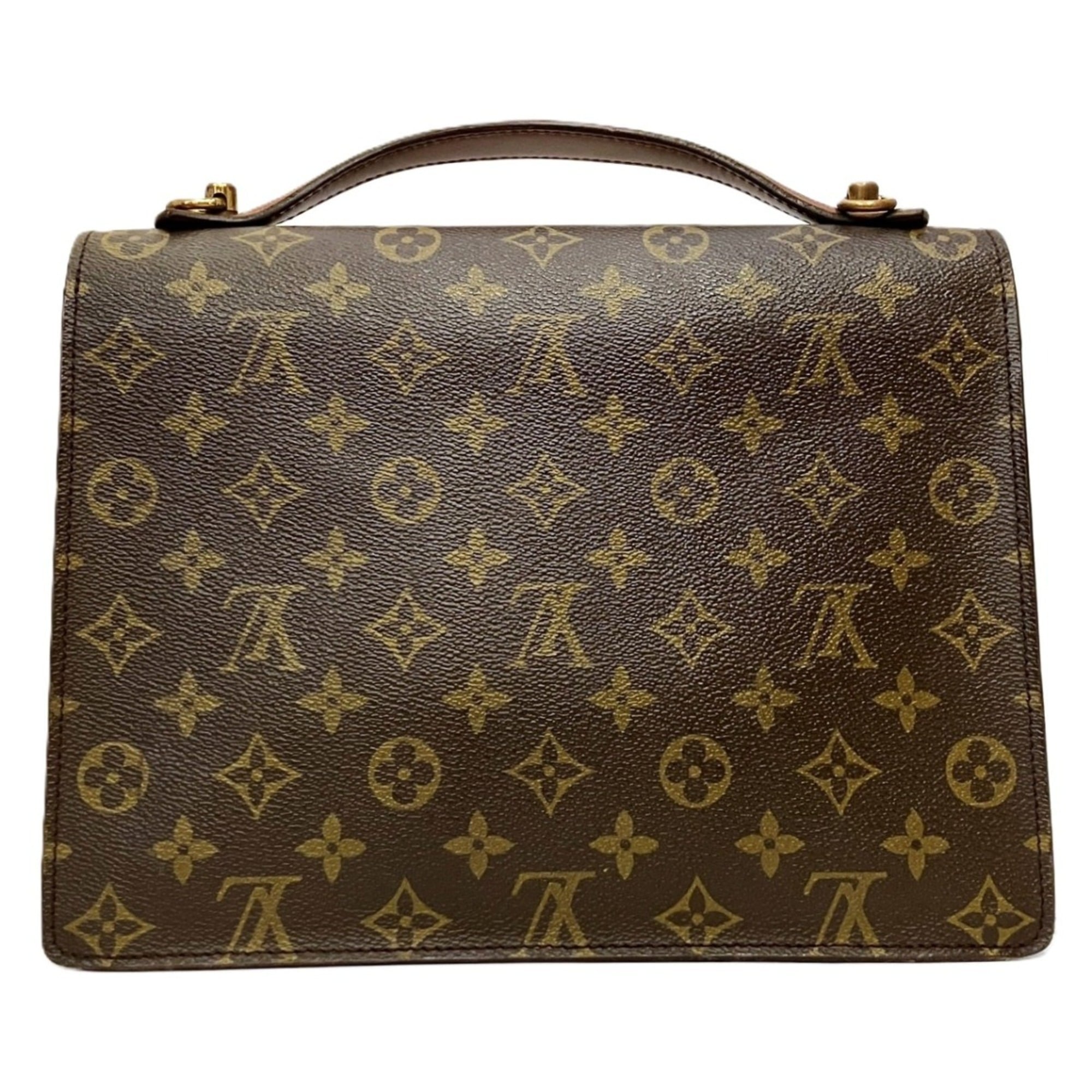 Louis Vuitton Monogram Brown Monogram Briefcase (Pre-Owned)