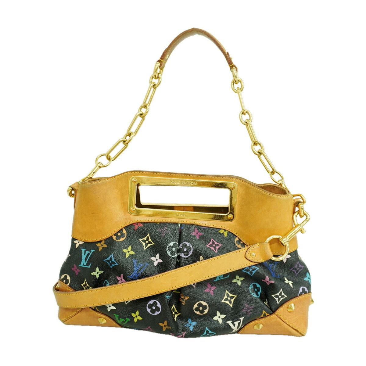 Louis Vuitton Noir Handbag (Pre-Owned)