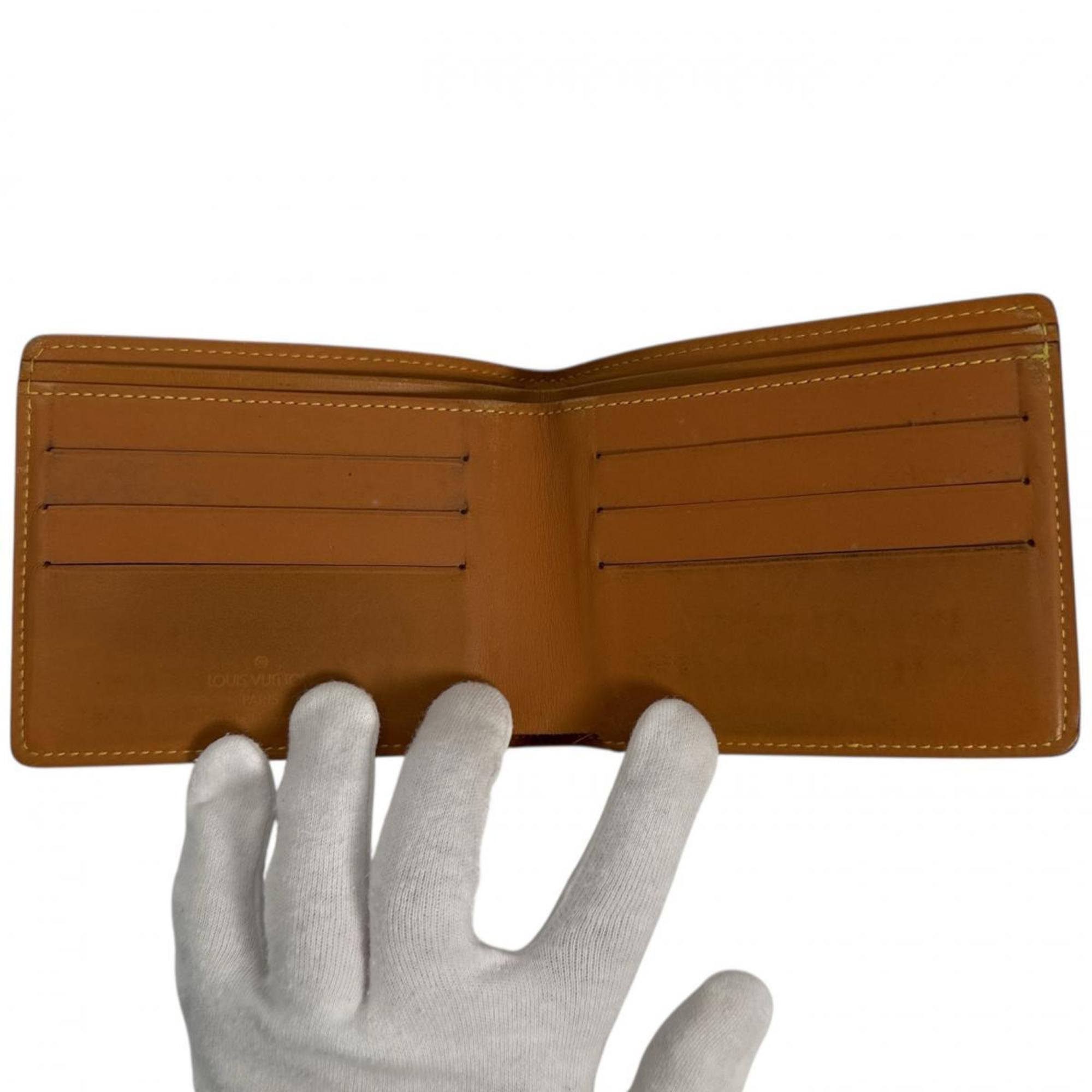 Louis Vuitton Nomad Brown Leather Wallet (Bi-Fold) (Pre-Owned)