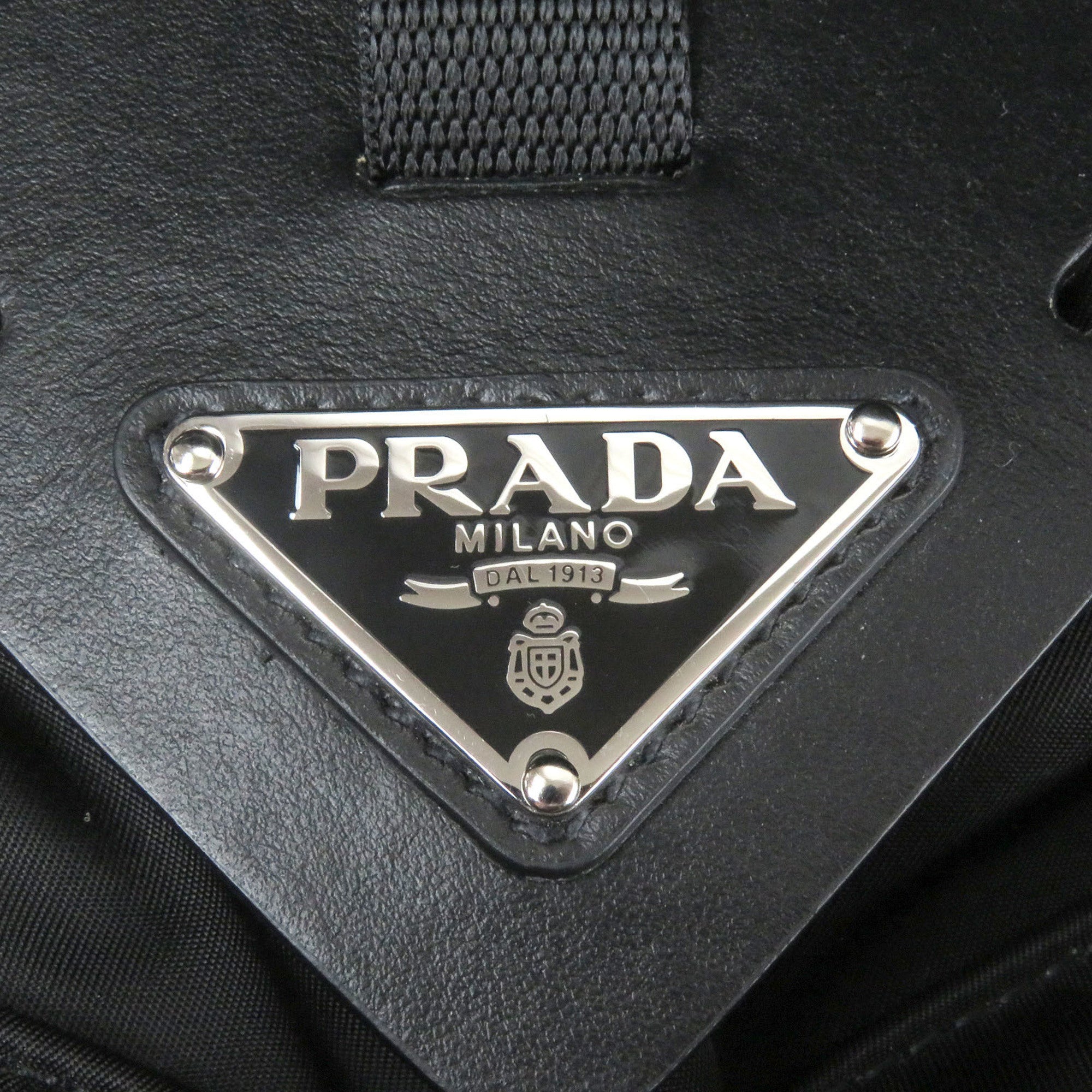 Prada Black Nylon Shoulder Bag (Pre-Owned)