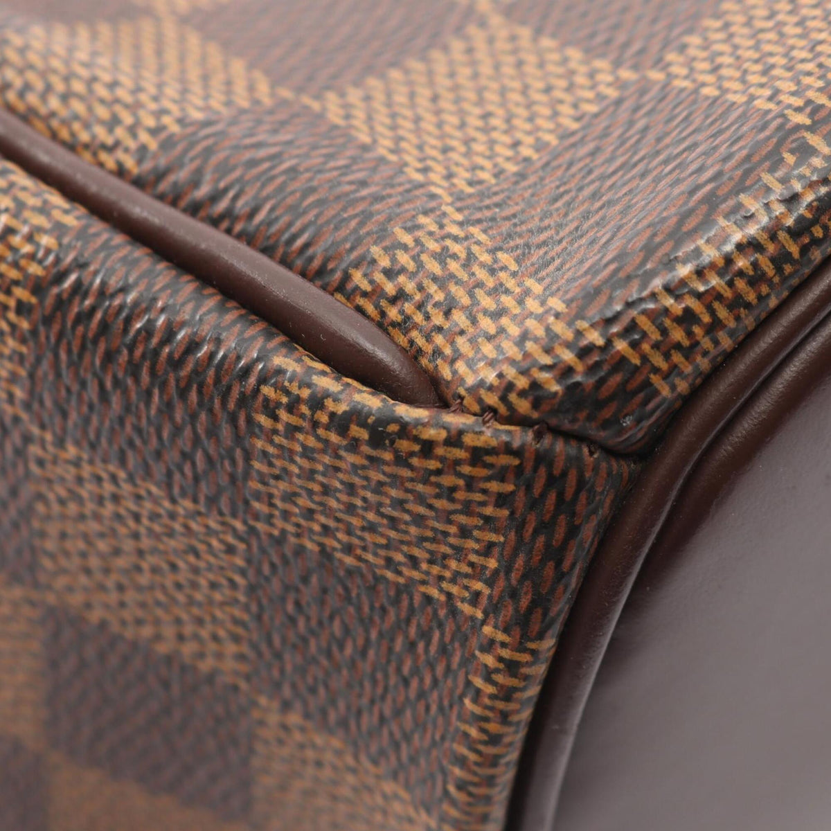 Louis Vuitton Brown Coated Canvas Leather Handbag (Pre-Owned)