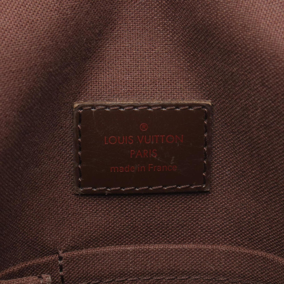 Louis Vuitton Damier Brown Coated Canvas Leather Shoulder Bag (Pre-Owned)