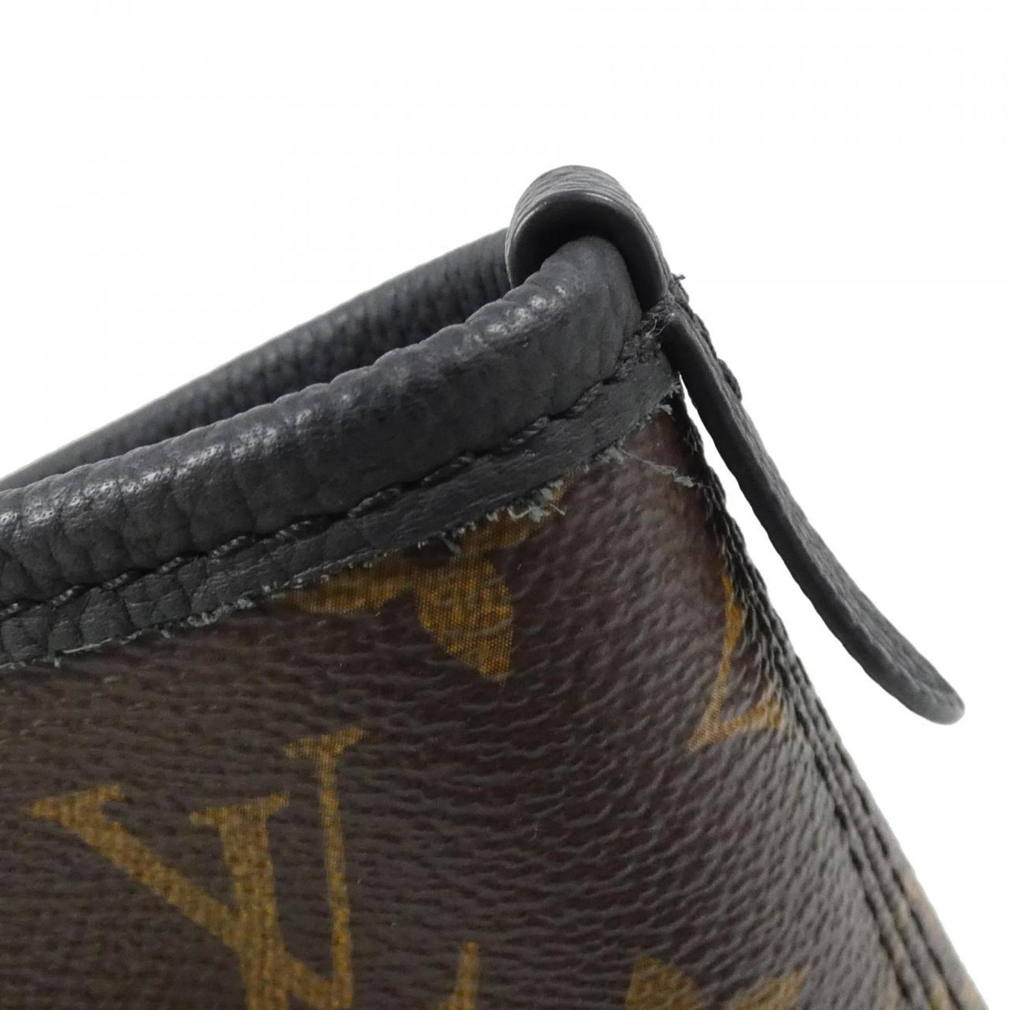 Louis Vuitton Black Marron Monogram Monogram Leather Handbag (Pre-Owned)