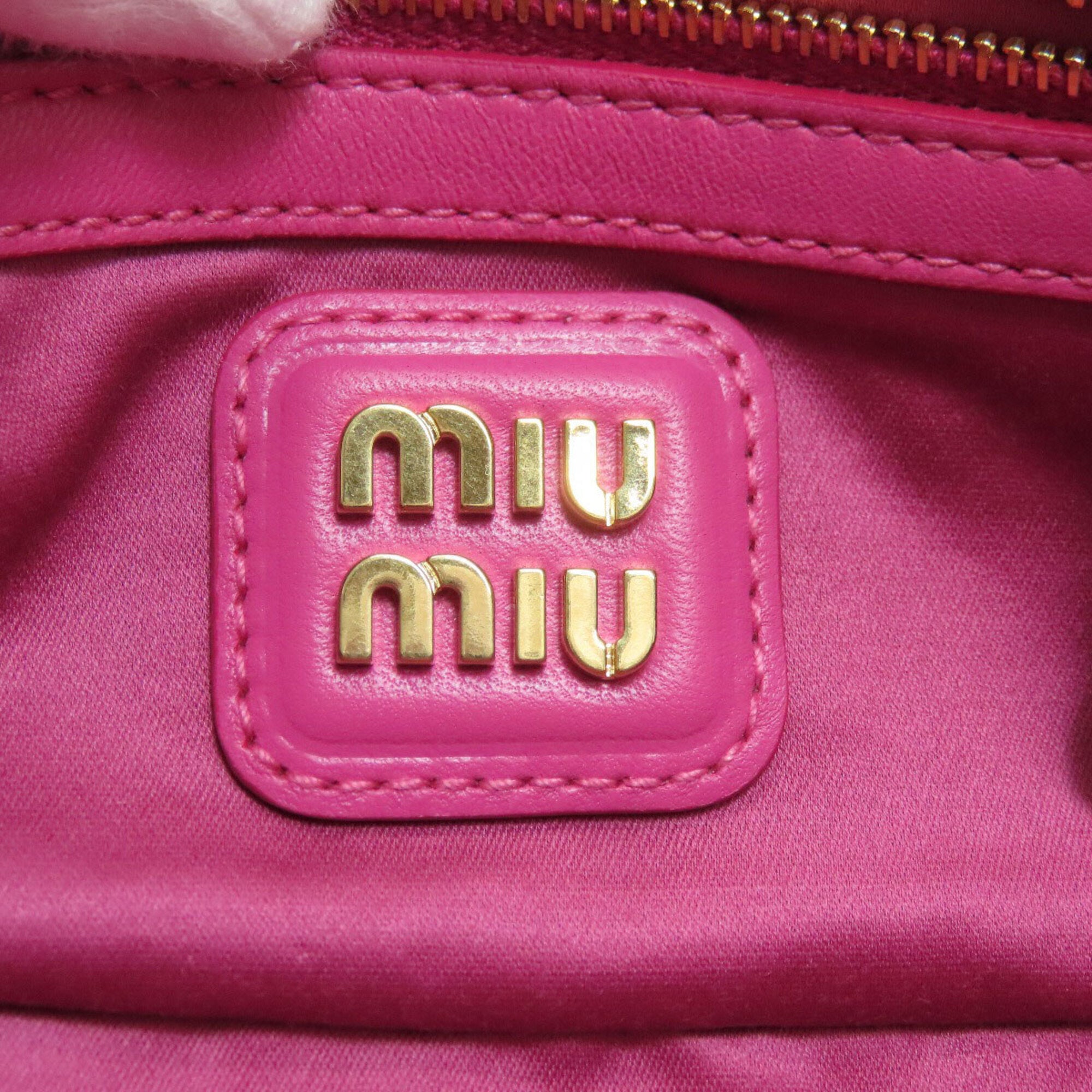 Miu Miu Pink Leather Handbag (Pre-Owned)