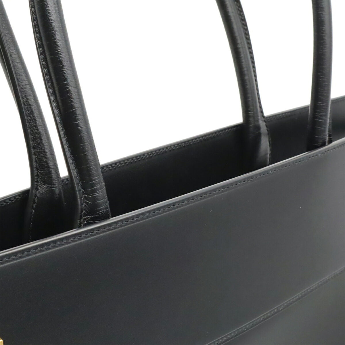Yves Saint Laurent Black Leather Tote Bag (Pre-Owned)