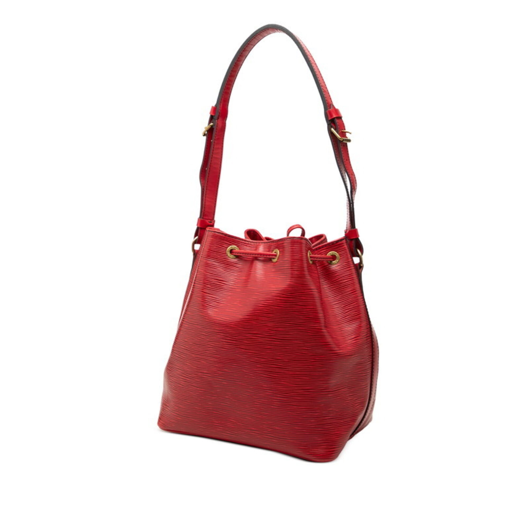 Louis Vuitton Castilian Red Leather Shoulder Bag (Pre-Owned)