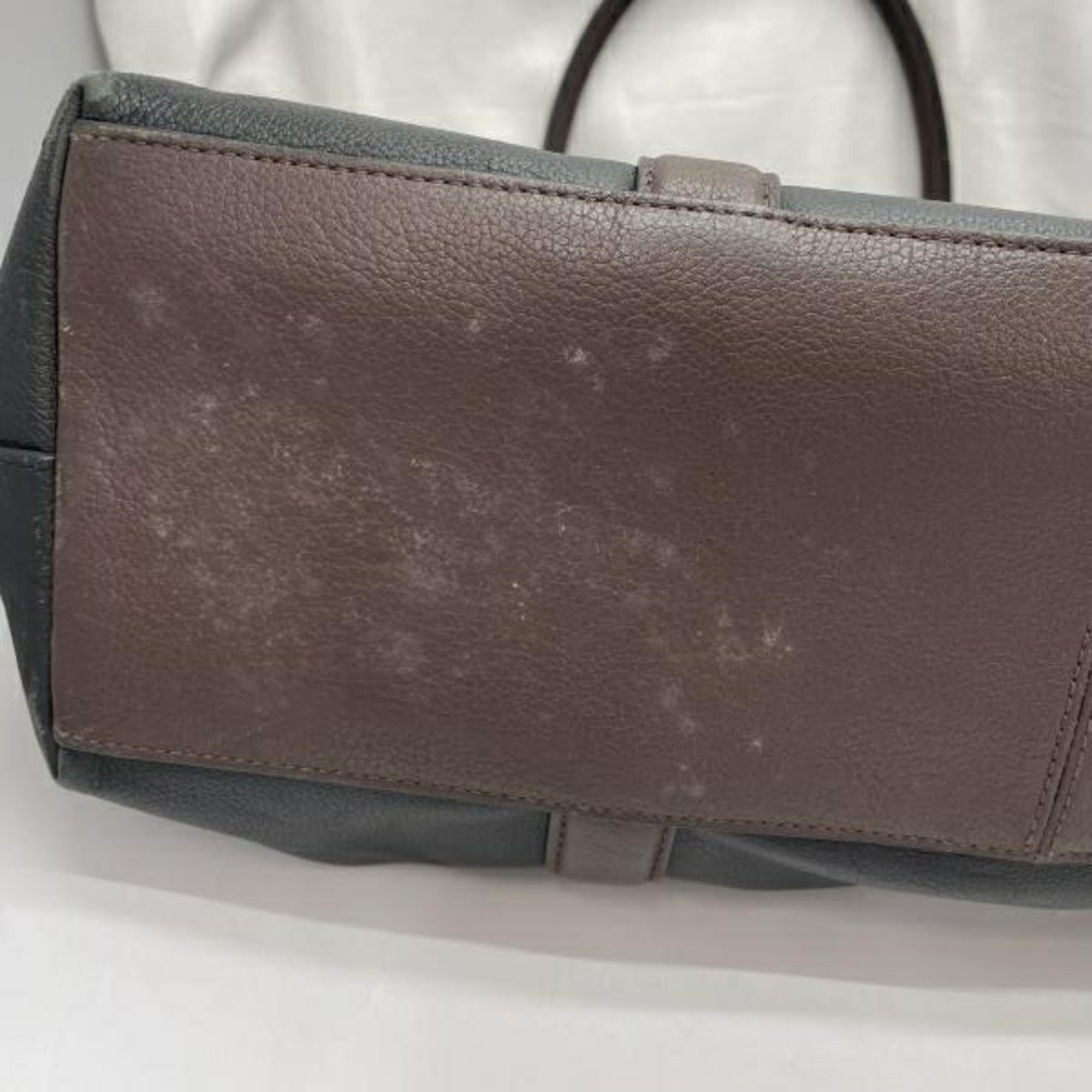 Coach Black Blue Brown Leather (Pre-Owned)
