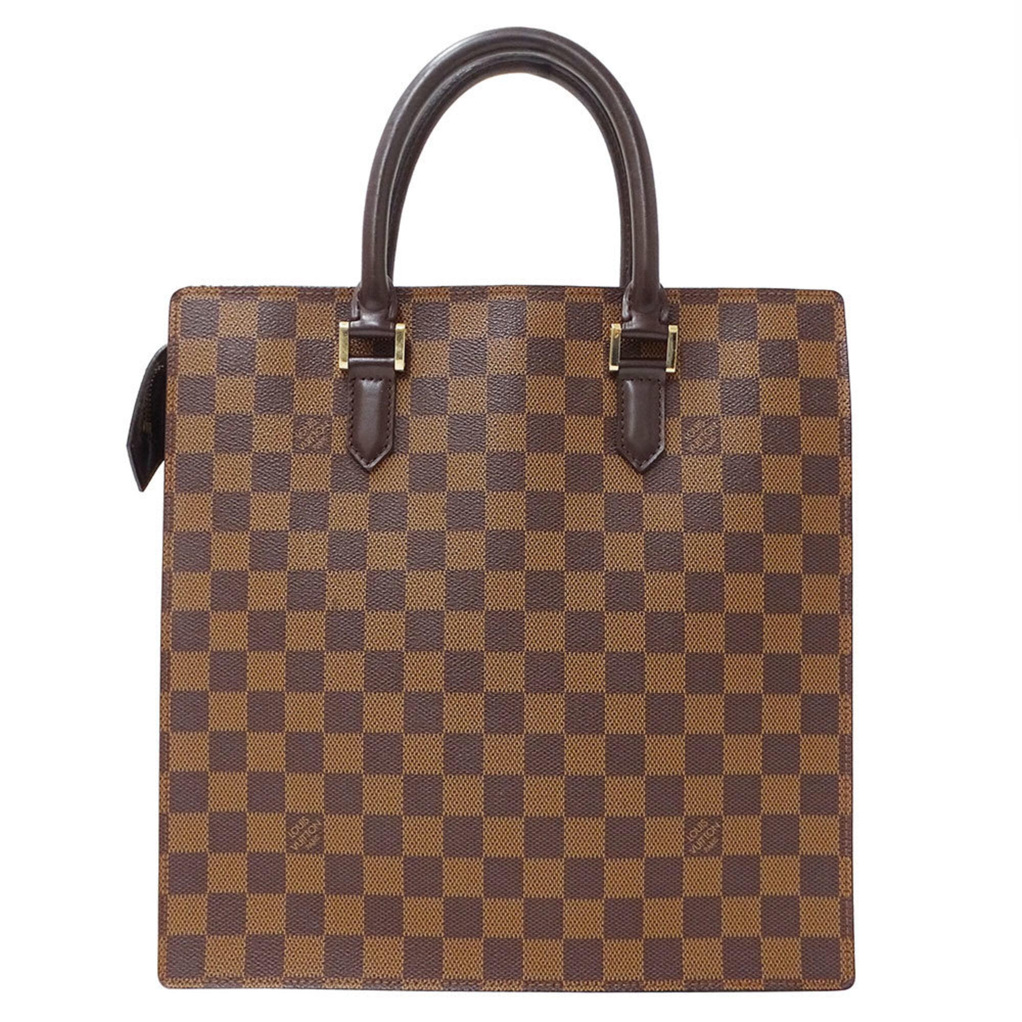 Louis Vuitton Brown Damier Canvas Handbag Tote Bag (Pre-Owned)