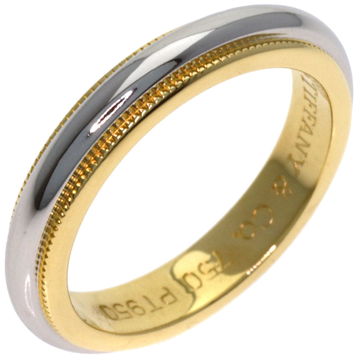 Tiffany Yellow Gold (18K) Platinum 950 Band Ring (Pre-Owned)