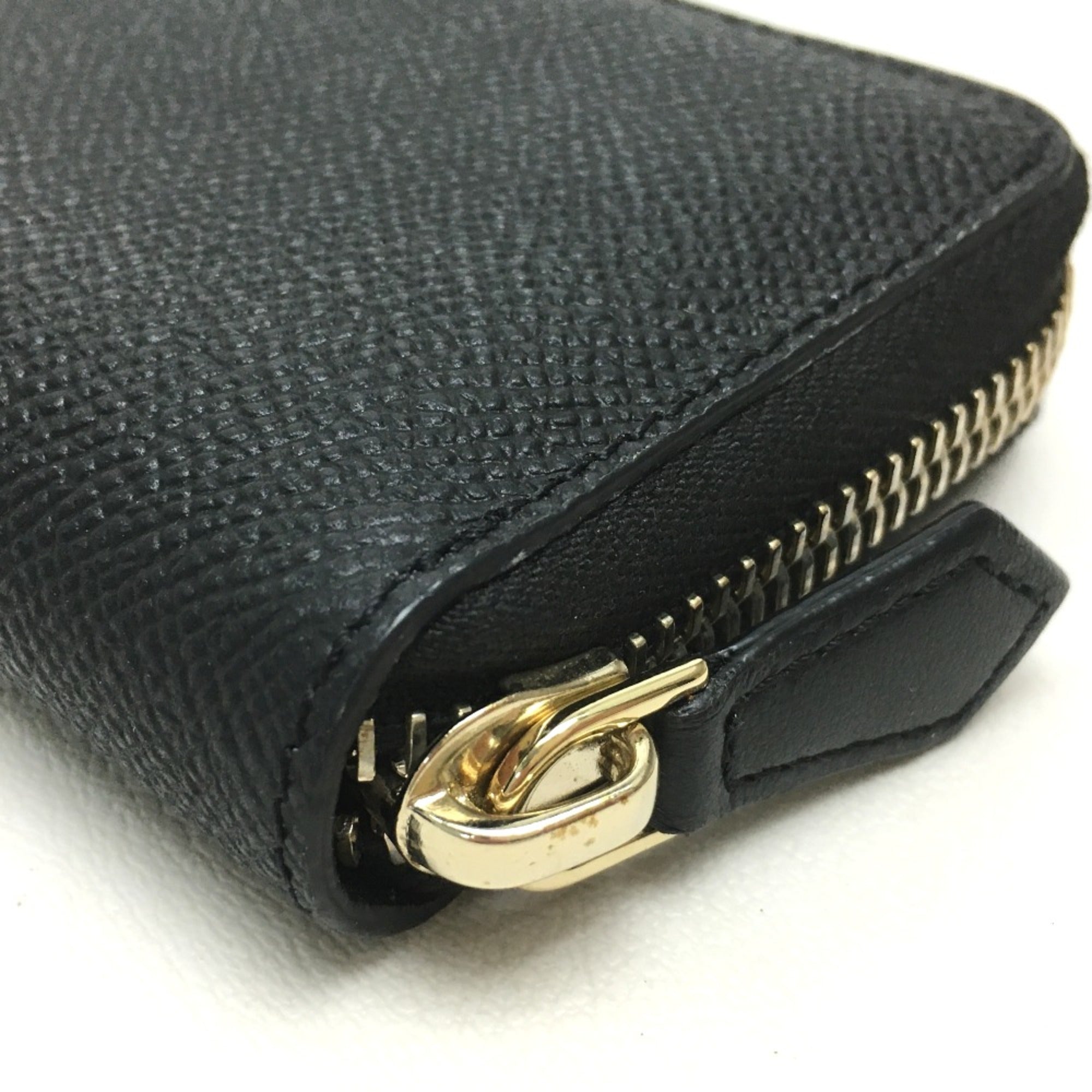Givenchy Black Leather Coin Purse/Coin Case (Pre-Owned)