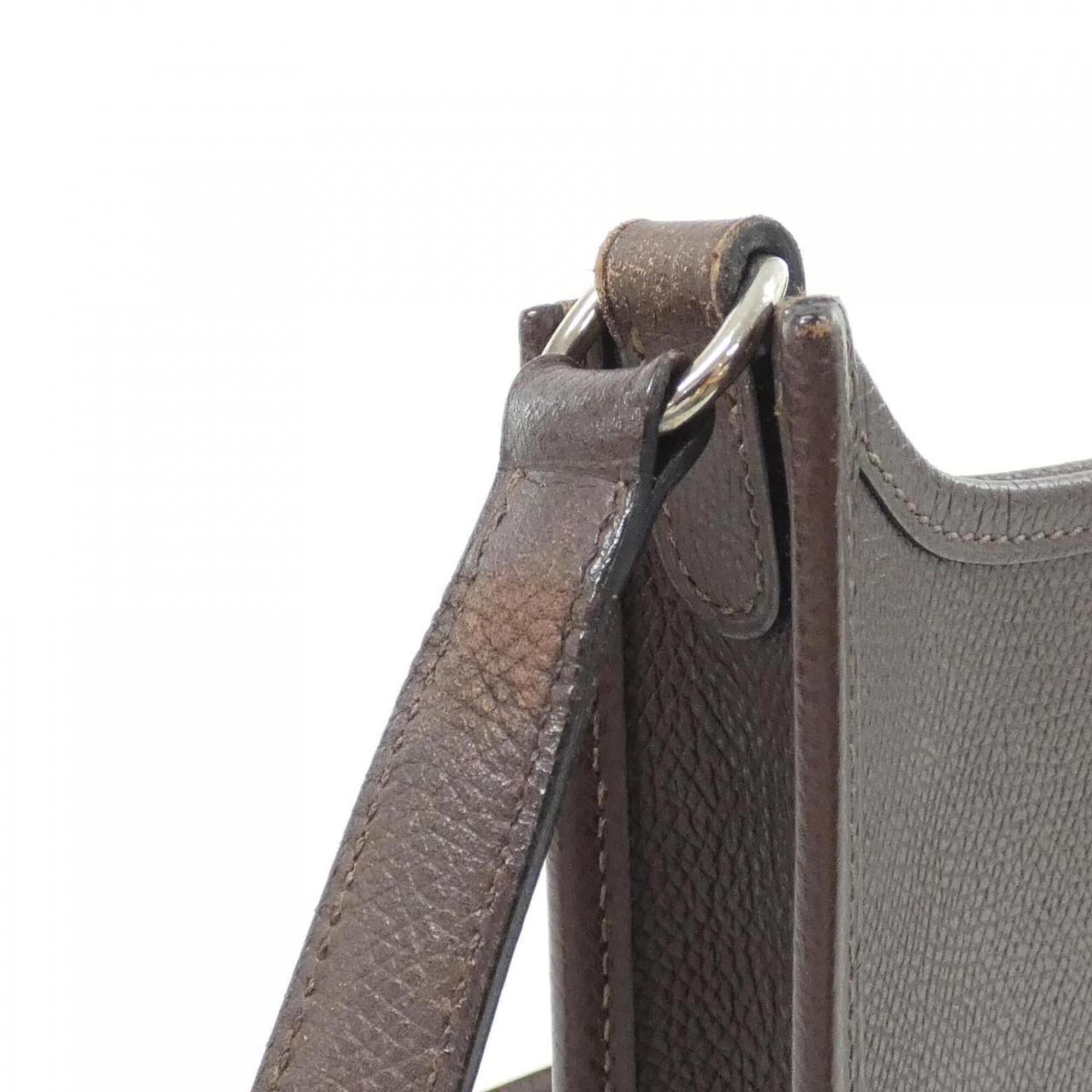 Hermes Brown Chocolat Epsom Leather Handbag (Pre-Owned)