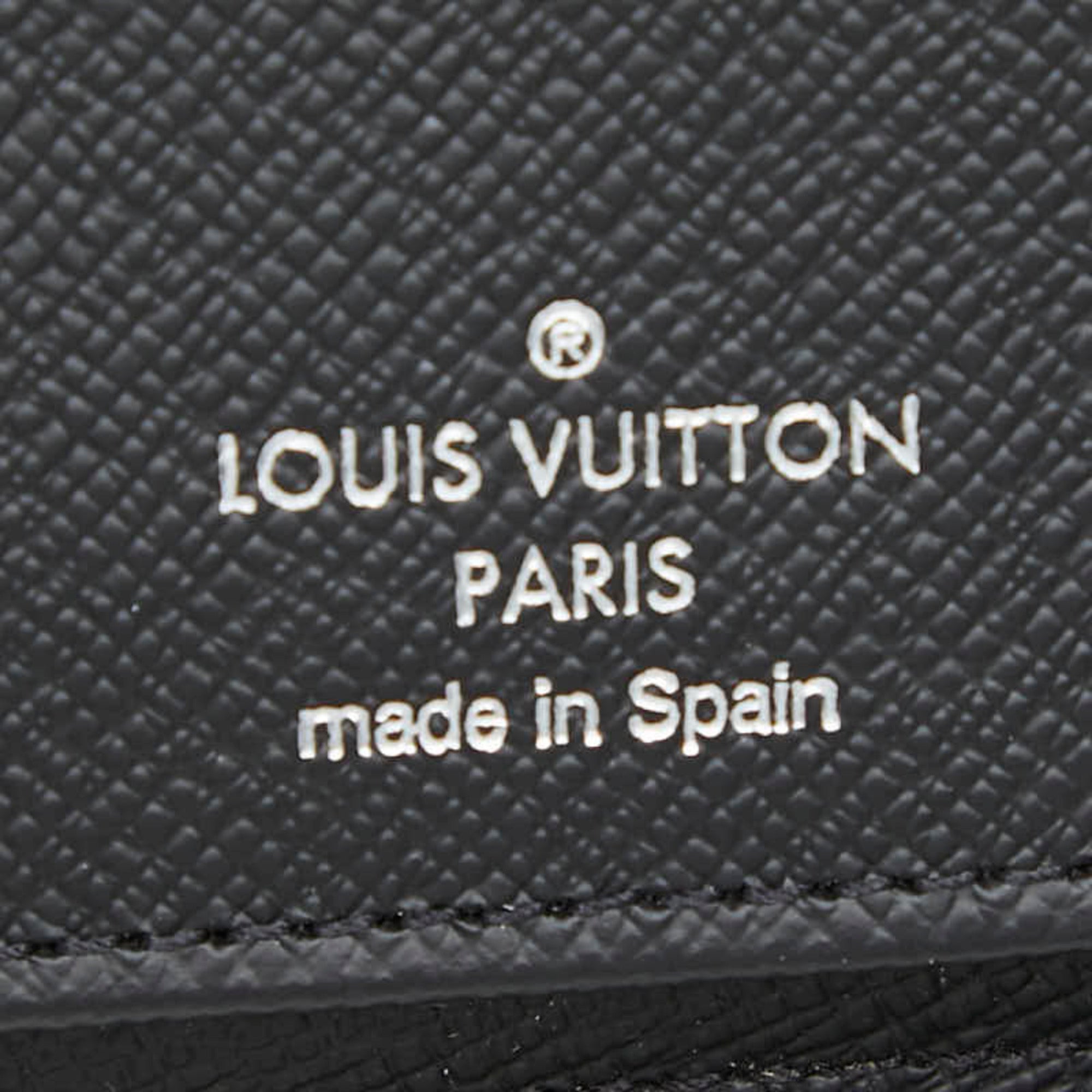 Louis Vuitton Black Pvc Long Wallet (Bi-Fold) (Pre-Owned)