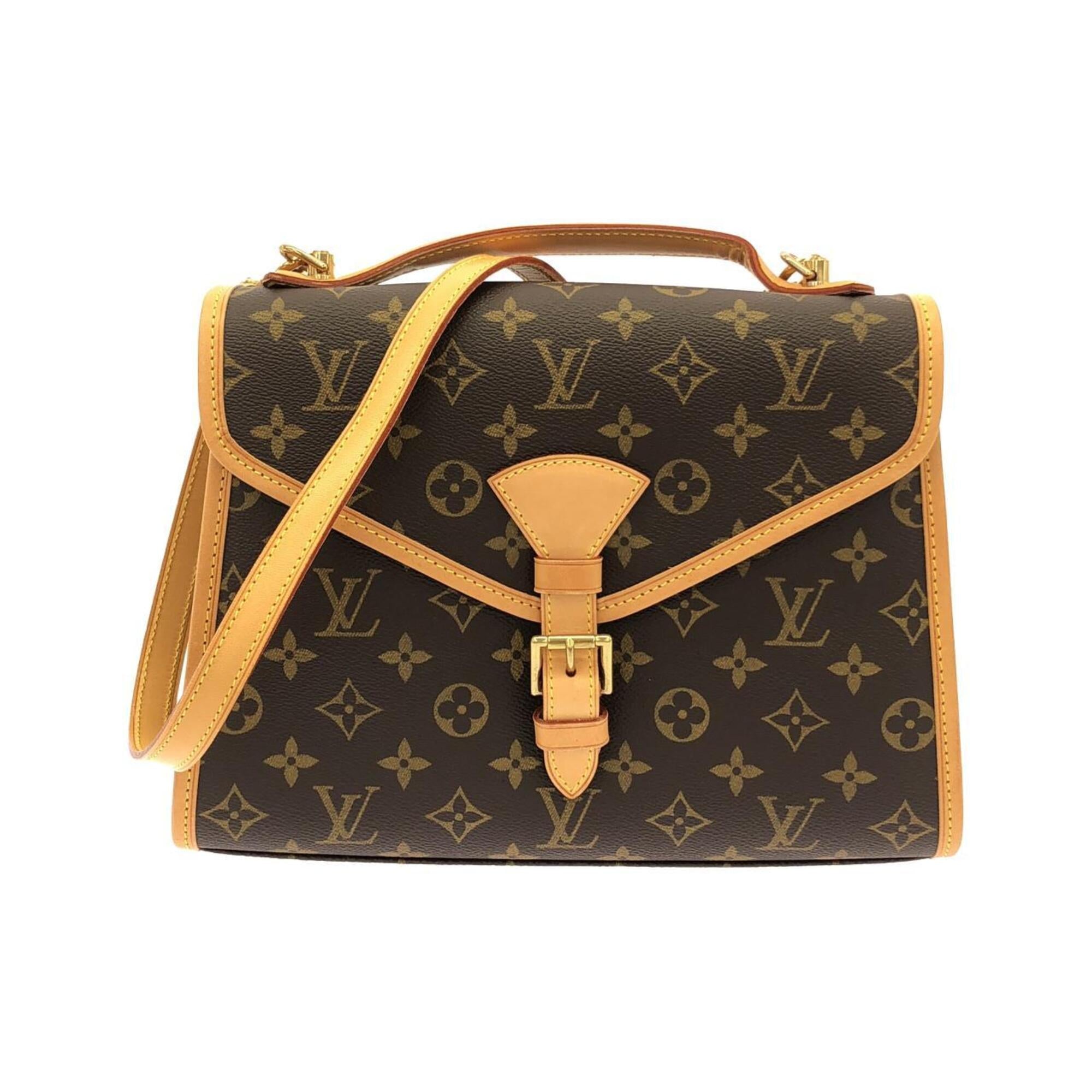 Louis Vuitton Marron Coated Canvas Handbag (Pre-Owned)