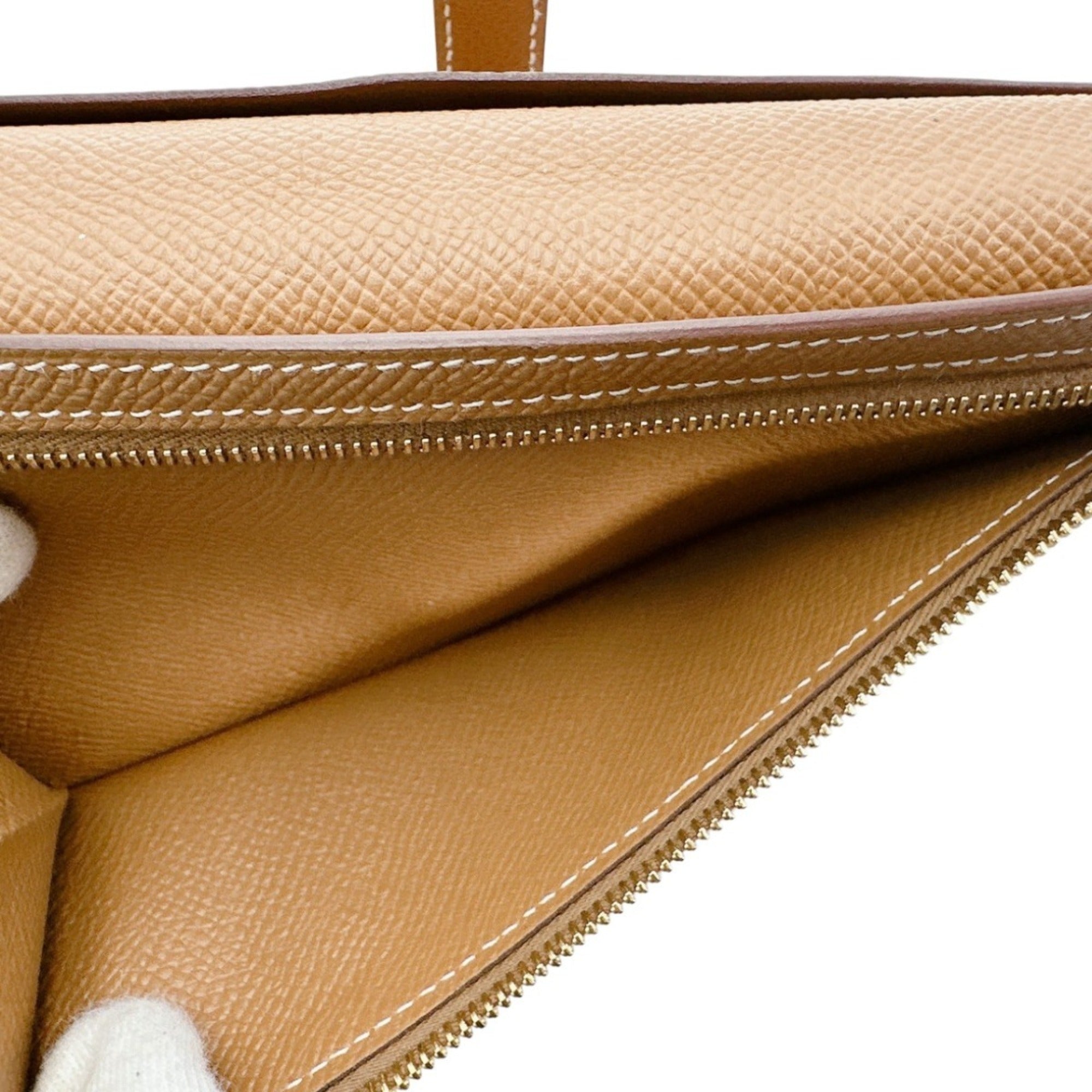 Hermes Brown Epsom Leather Wallet (Bi-Fold) (Pre-Owned)