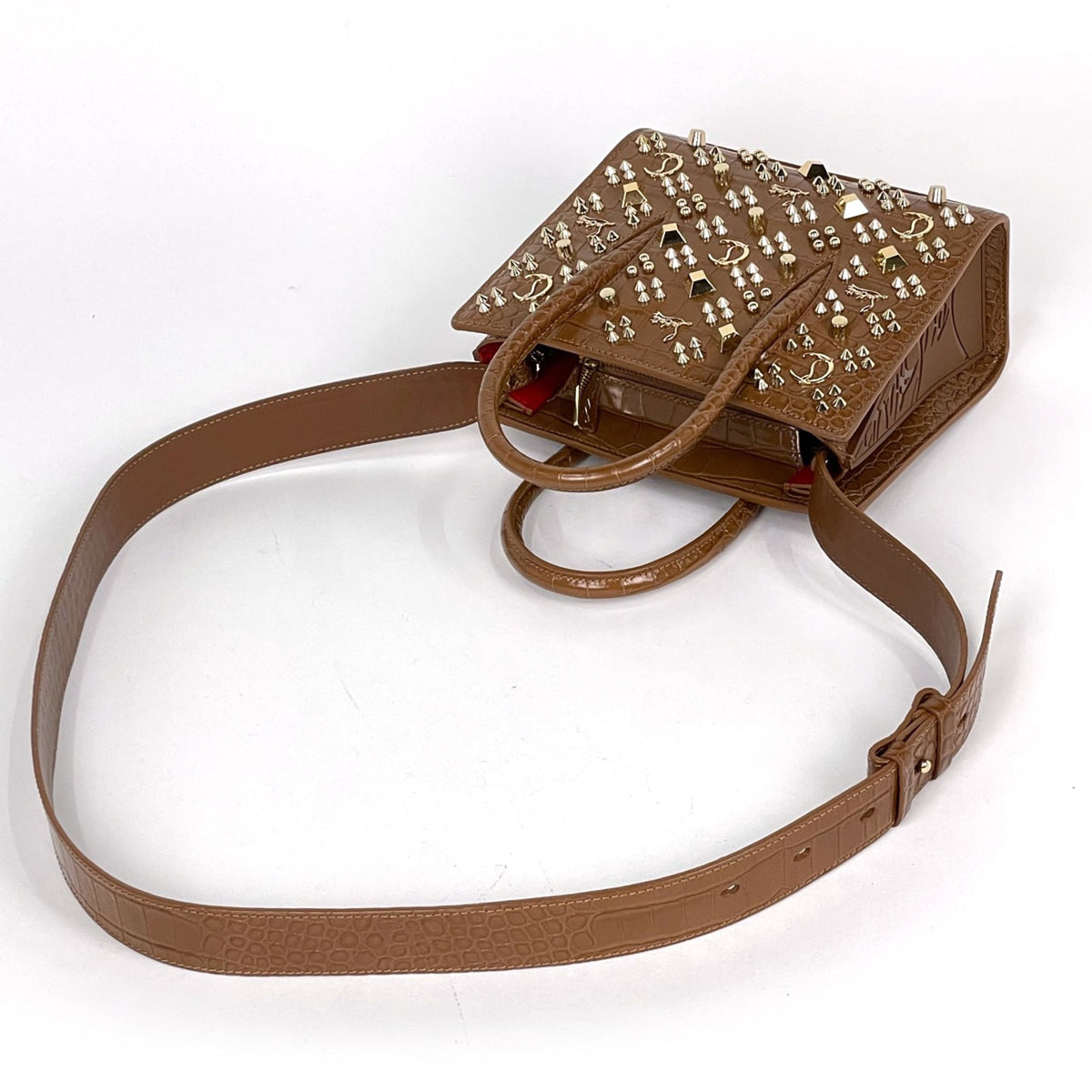 Christian Louboutin Brown Leather Handbag (Pre-Owned)