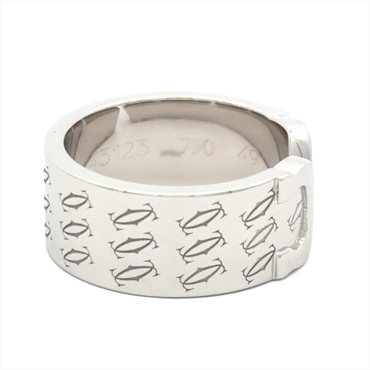 Cartier White Gold White Gold (18K) Band Ring (Pre-Owned)