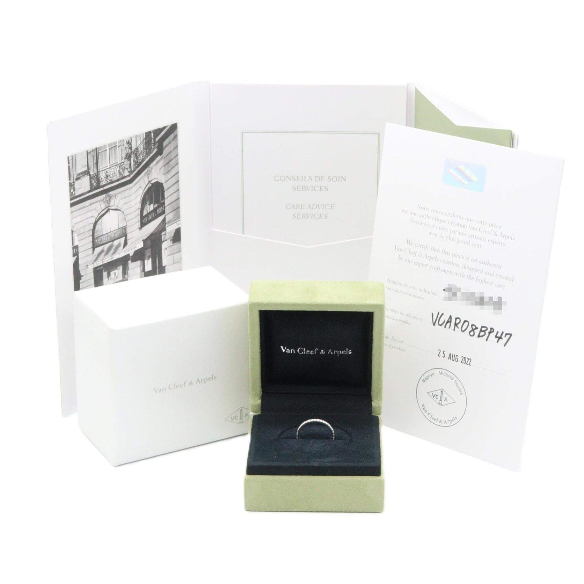 Van Cleef & Arpels White Gold White Gold (18K) Band Ring (Pre-Owned)