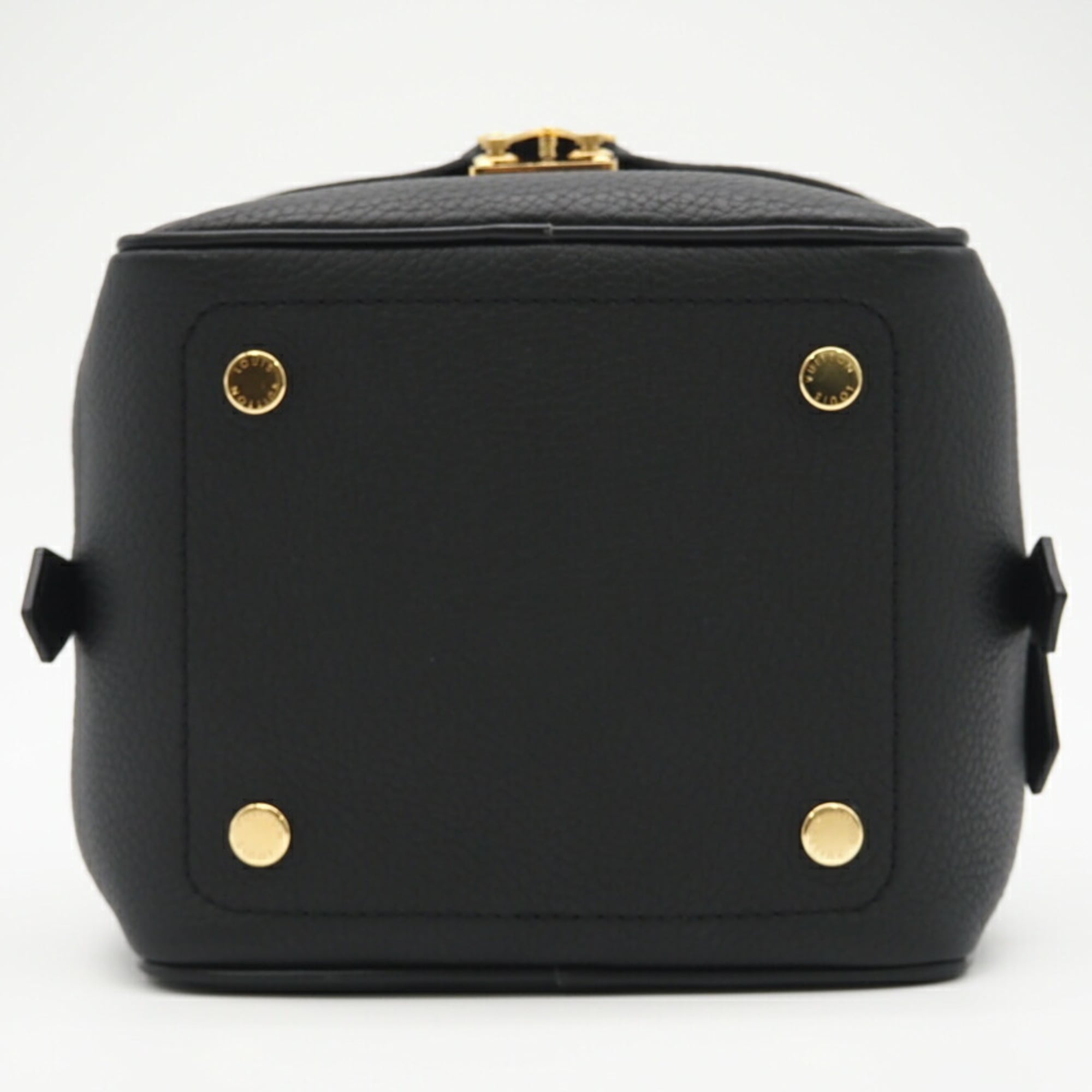Louis Vuitton Black Leather Handbag (Pre-Owned)