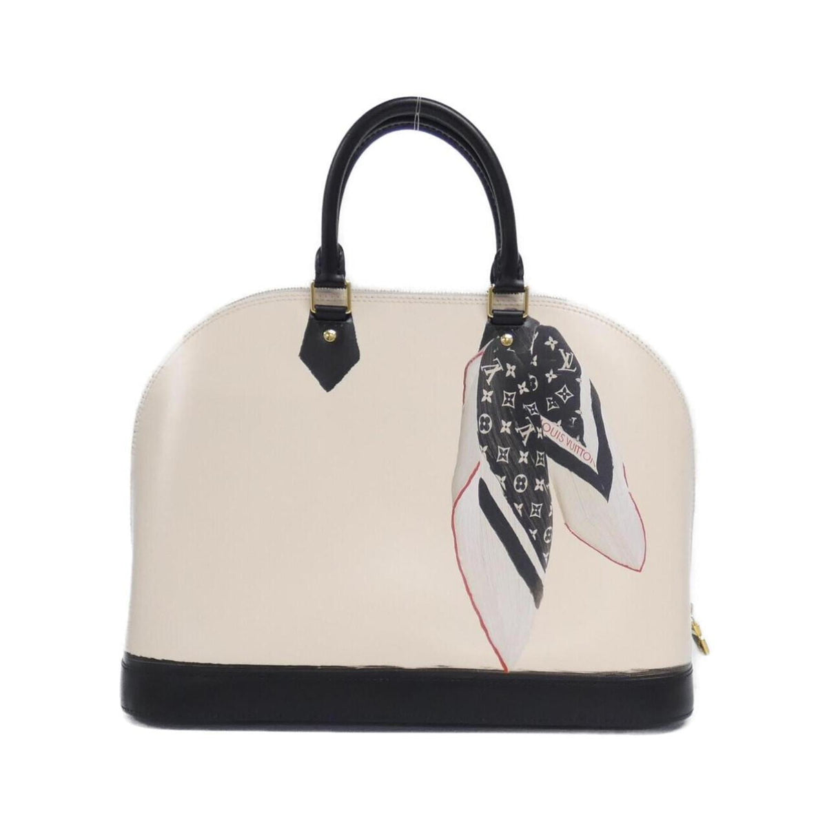 Louis Vuitton Beige Leather Handbag (Pre-Owned)