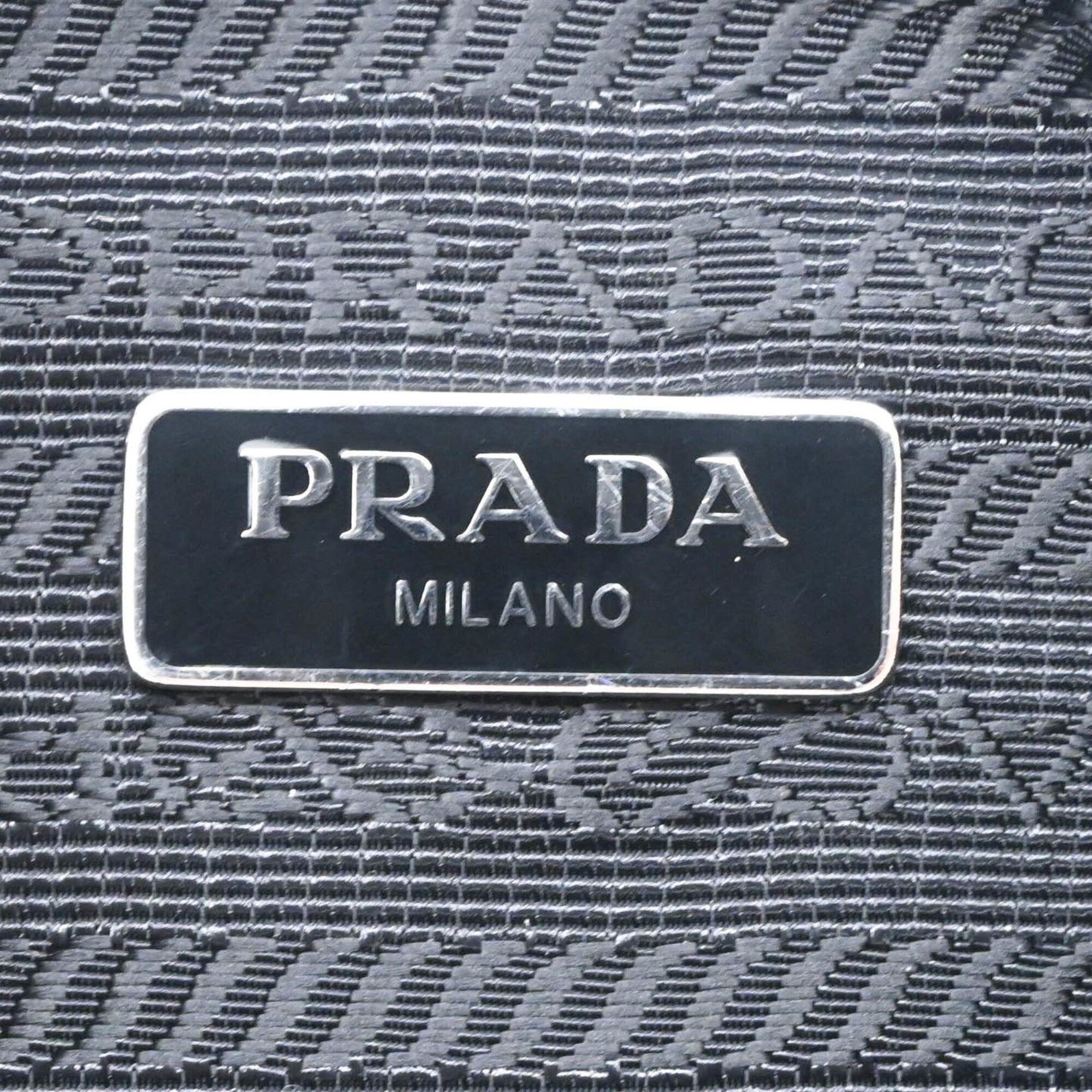Prada Black Nylon Handbag Shoulder Bag (Pre-Owned)