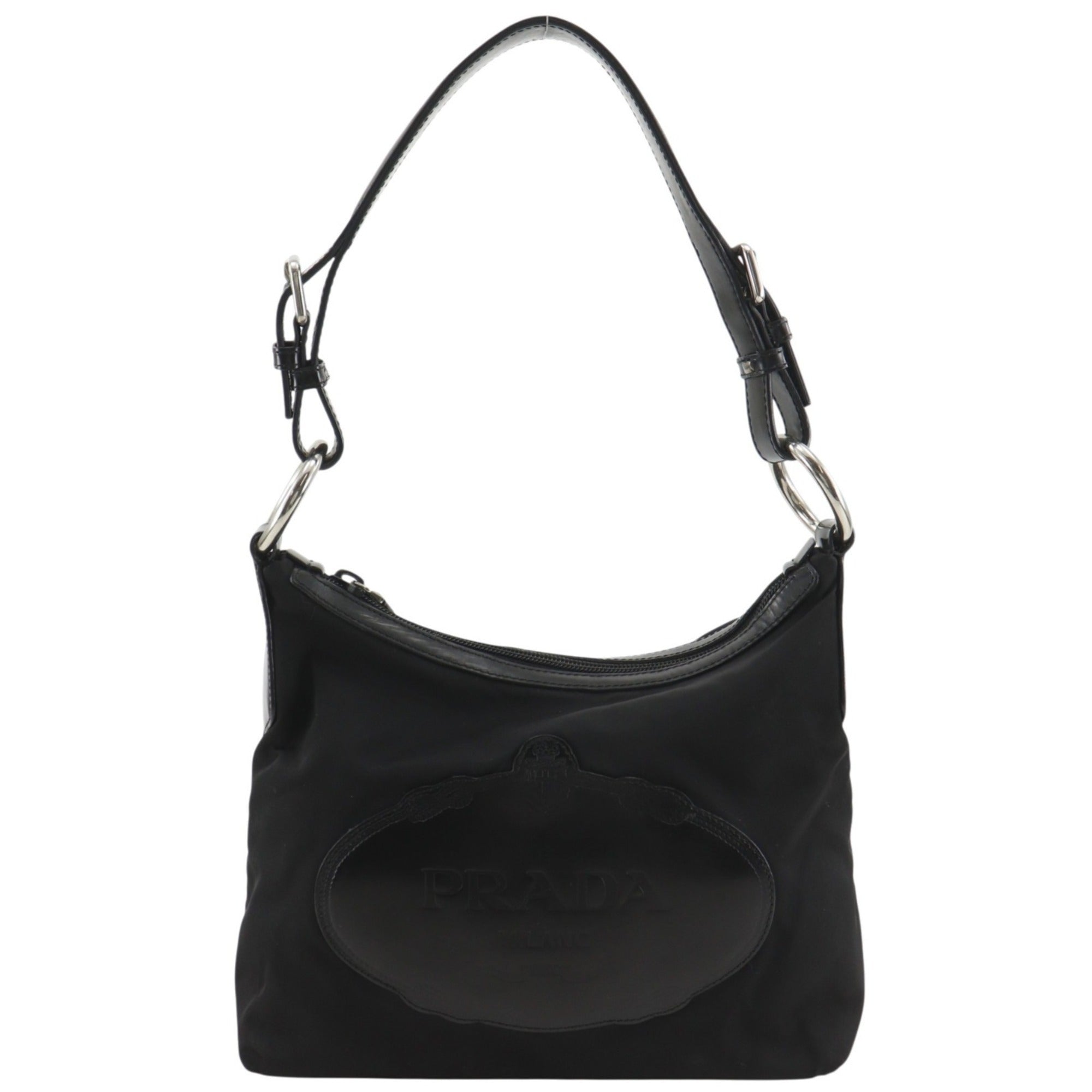 Prada Black Nero Nylon Shoulder Bag (Pre-Owned)