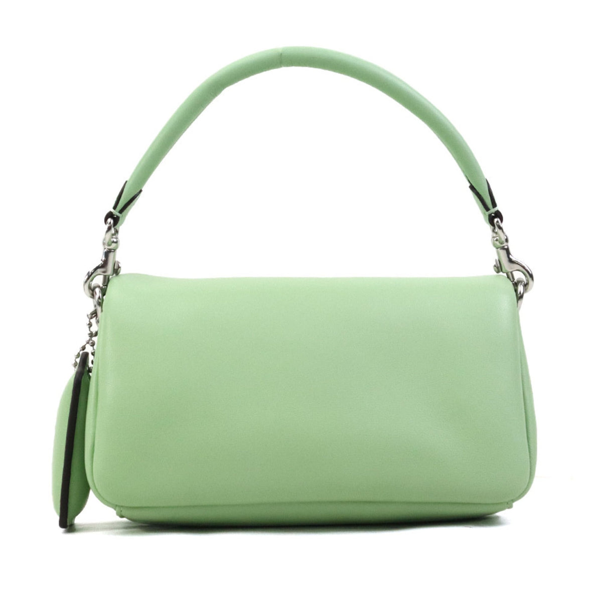 Coach Green Leather Handbag Shoulder Bag (Pre-Owned)