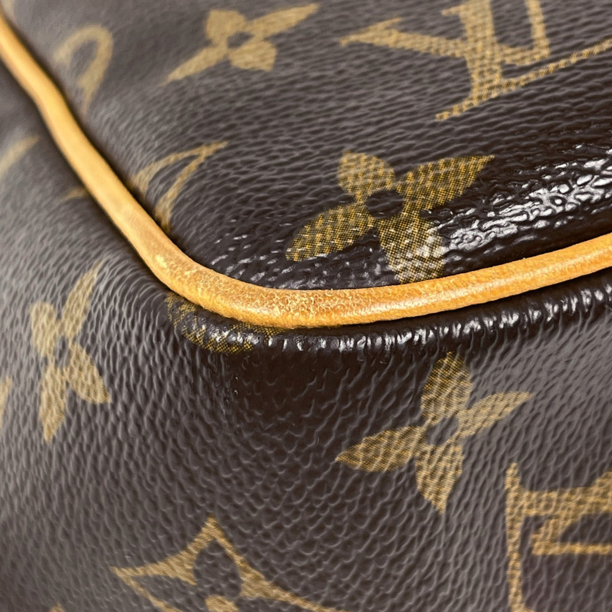 Louis Vuitton Brown Monogram Handbag Tote Bag (Pre-Owned)