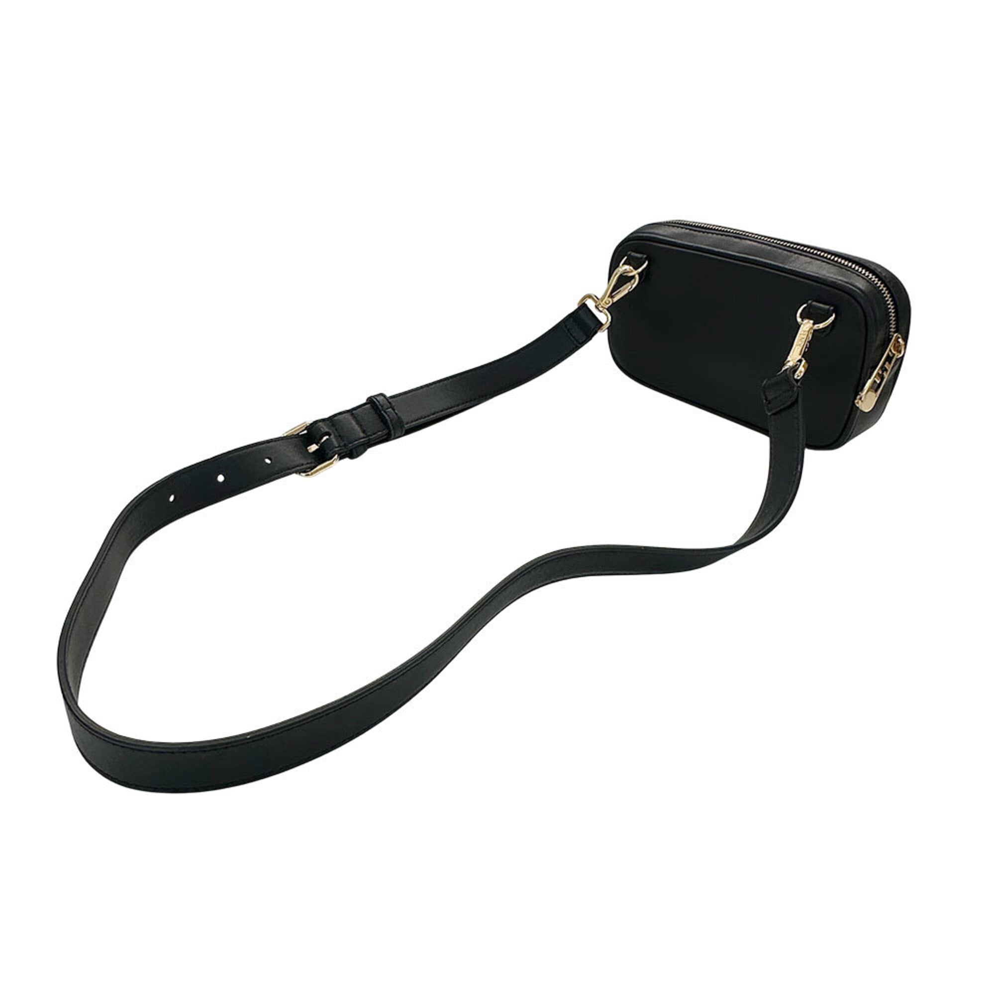 Fendi Black Leather Handbag Shoulder Bag (Pre-Owned)